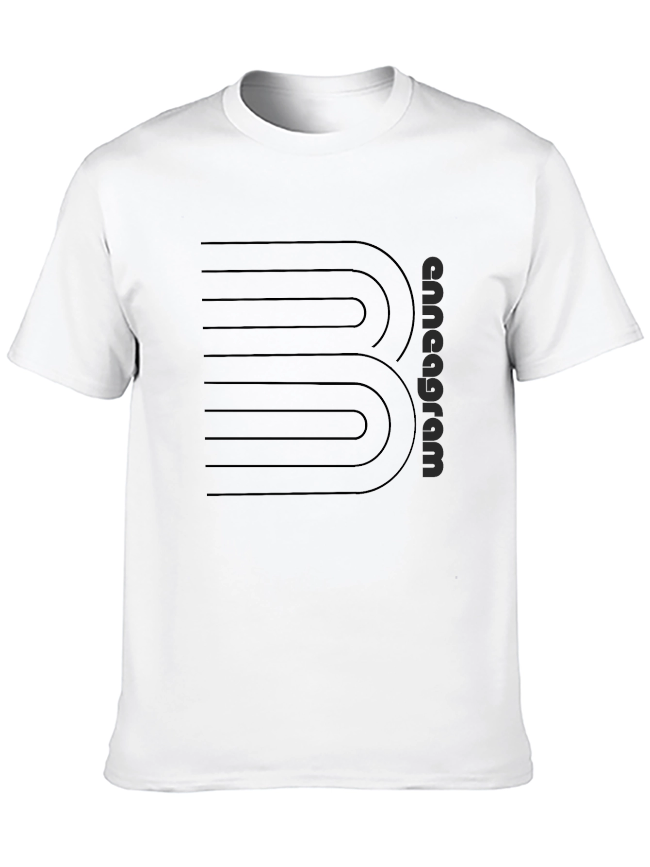 Enneagram Graphic T-Shirt - Black