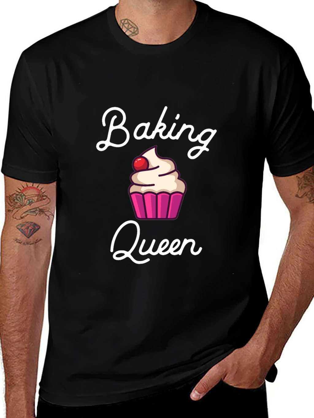 Baking Queen T-Shirt - Stylish Cookware Apparel