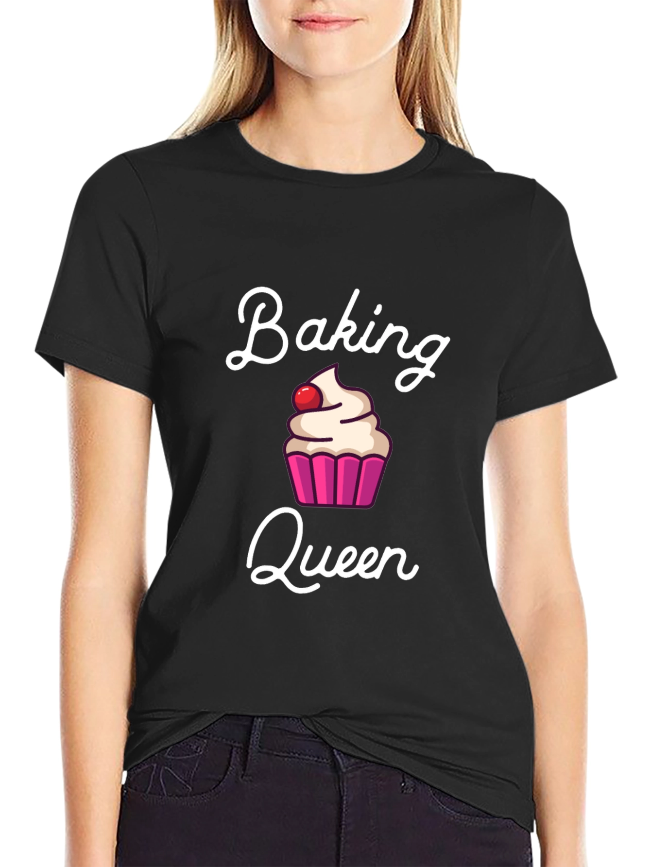 Baking Queen T-Shirt - Stylish Cookware Apparel