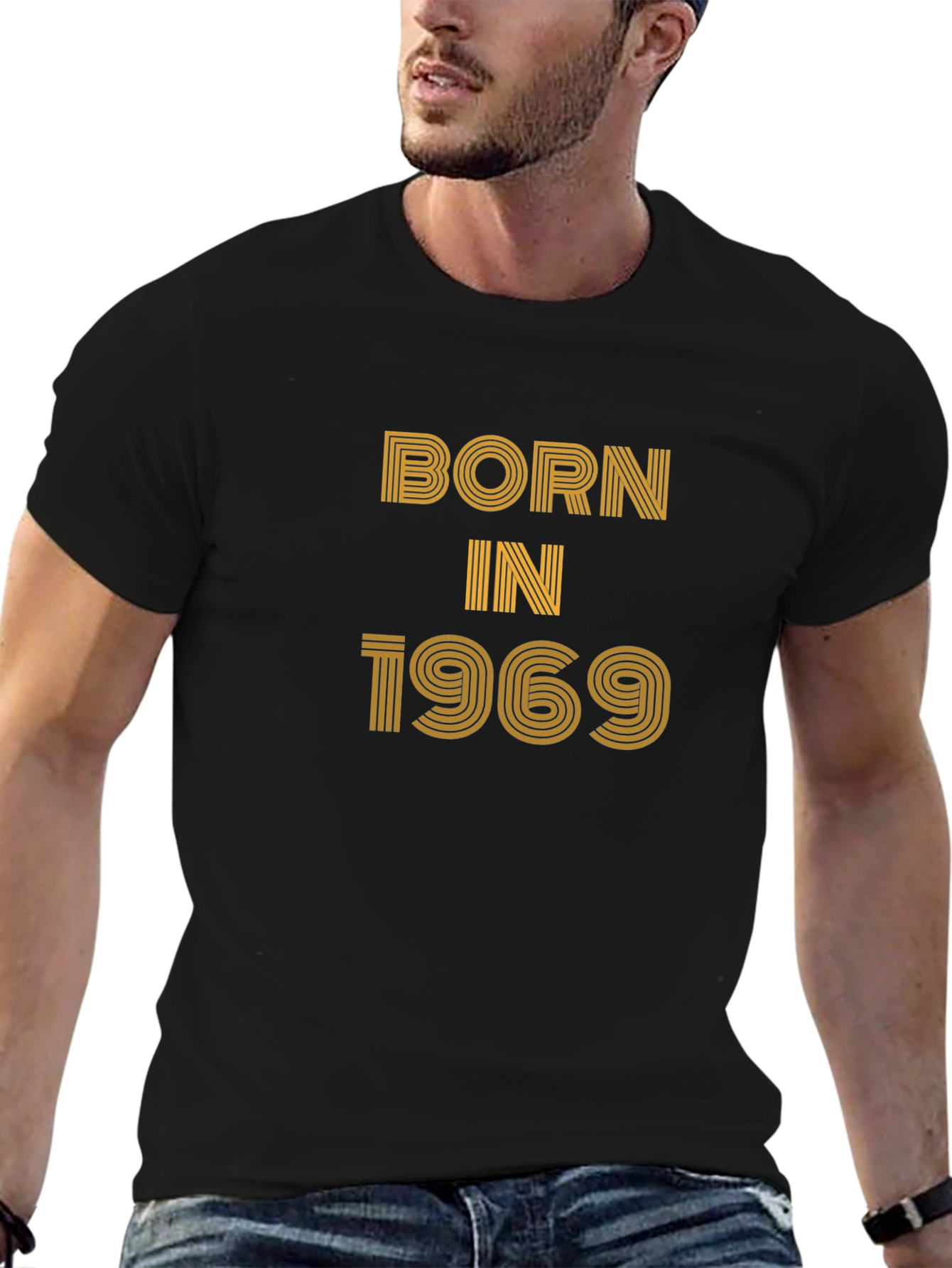 Born in 1969 Graphic Tee - Retro Birthday Shirt