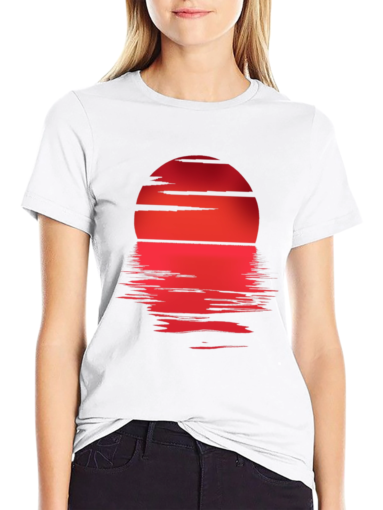 Sunset Reflection Graphic Tee - Stylish Casual Wear
