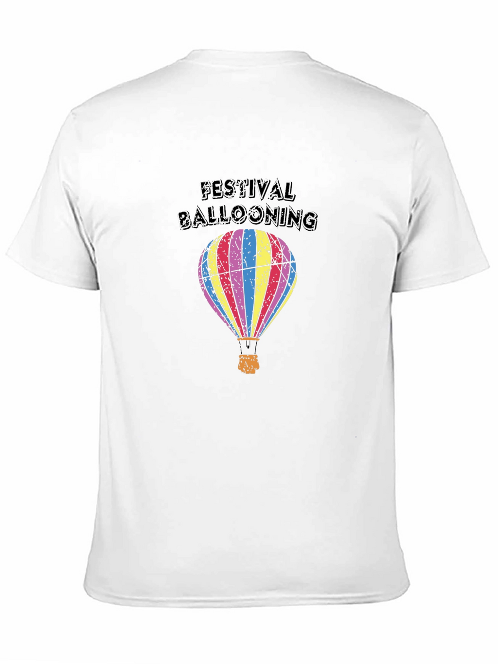 Festival Ballooning Black Graphic Tee