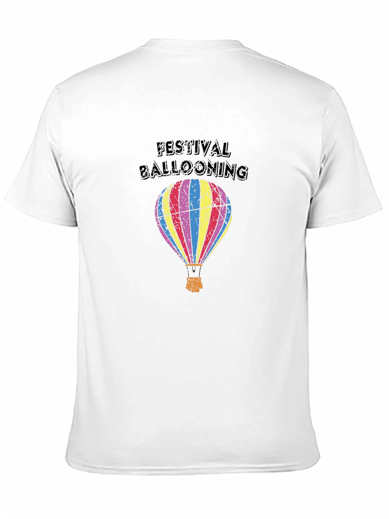 Festival Ballooning Black Graphic Tee