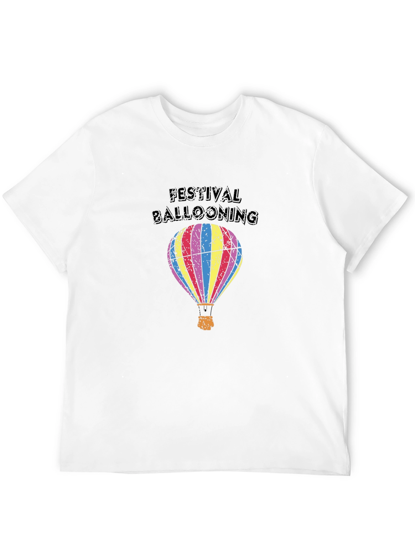 Festival Ballooning Black Graphic Tee