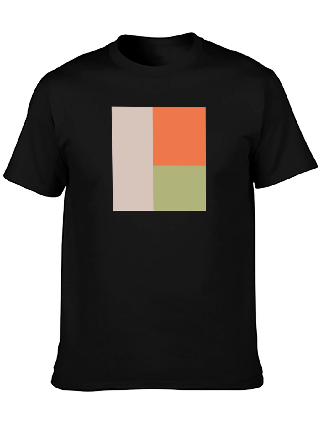 Modern Art Black T-Shirt