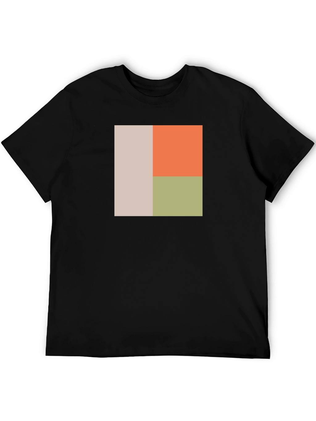 Modern Art Black T-Shirt