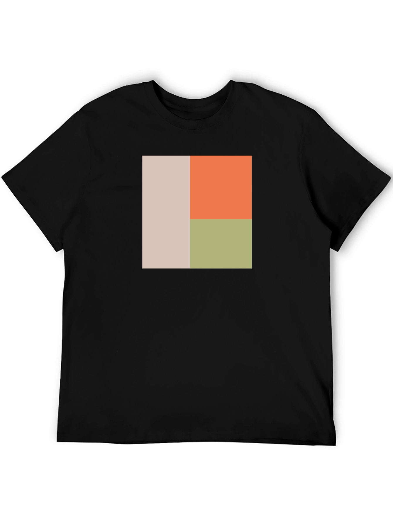 Modern Art Black T-Shirt