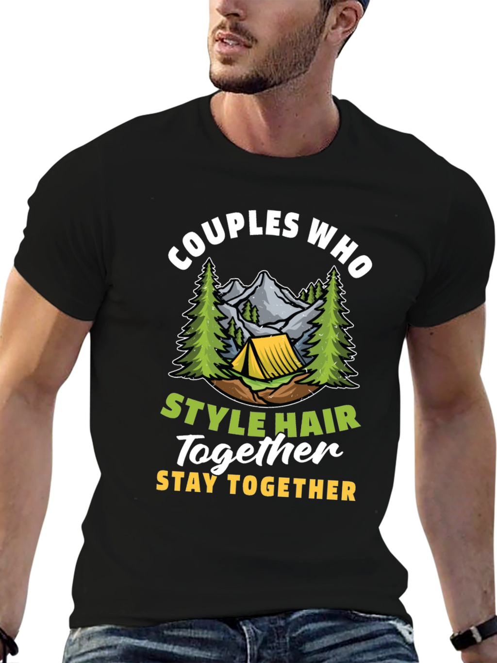 Couples Who Style Hair Together T-Shirt