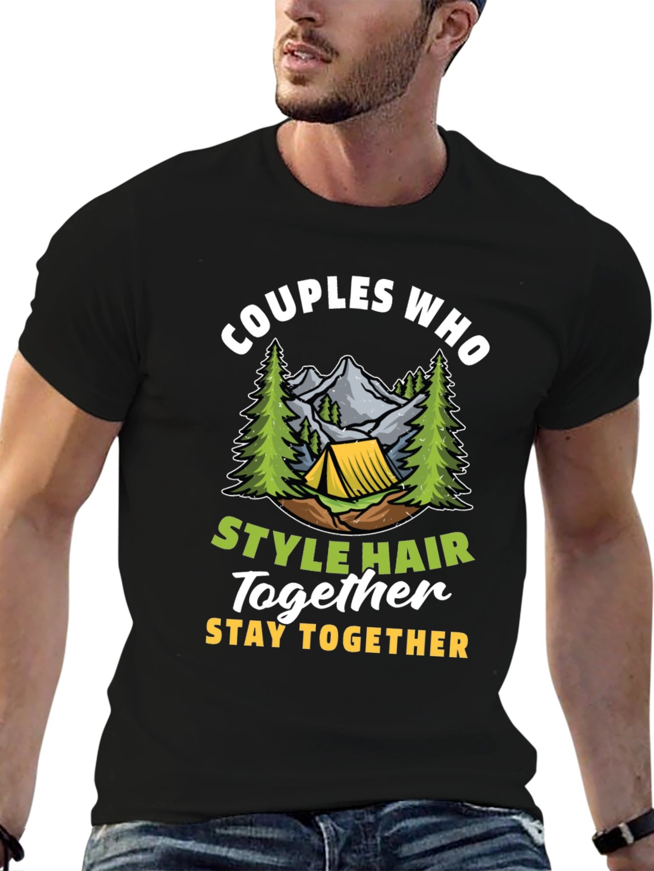 Couples Who Style Hair Together T-Shirt