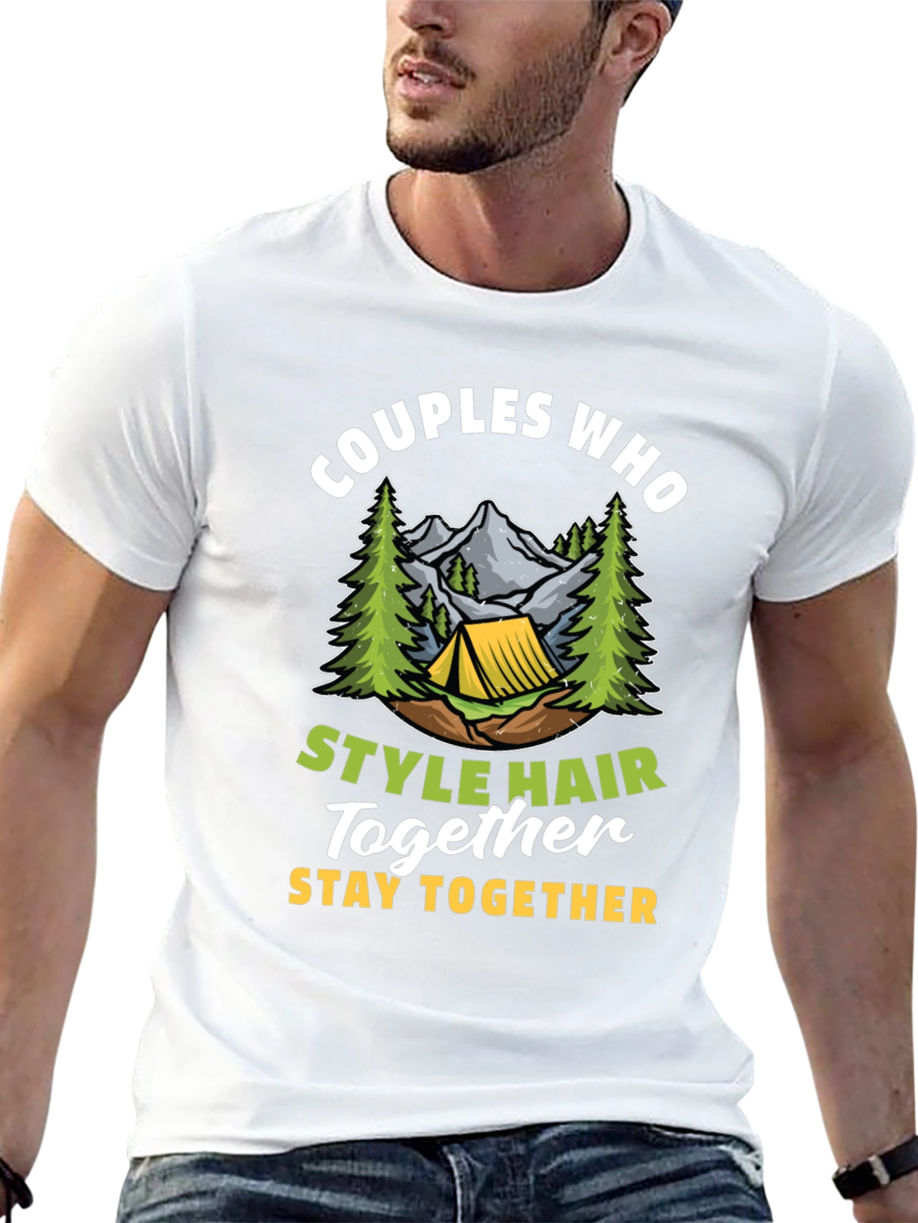 Couples Who Style Hair Together T-Shirt
