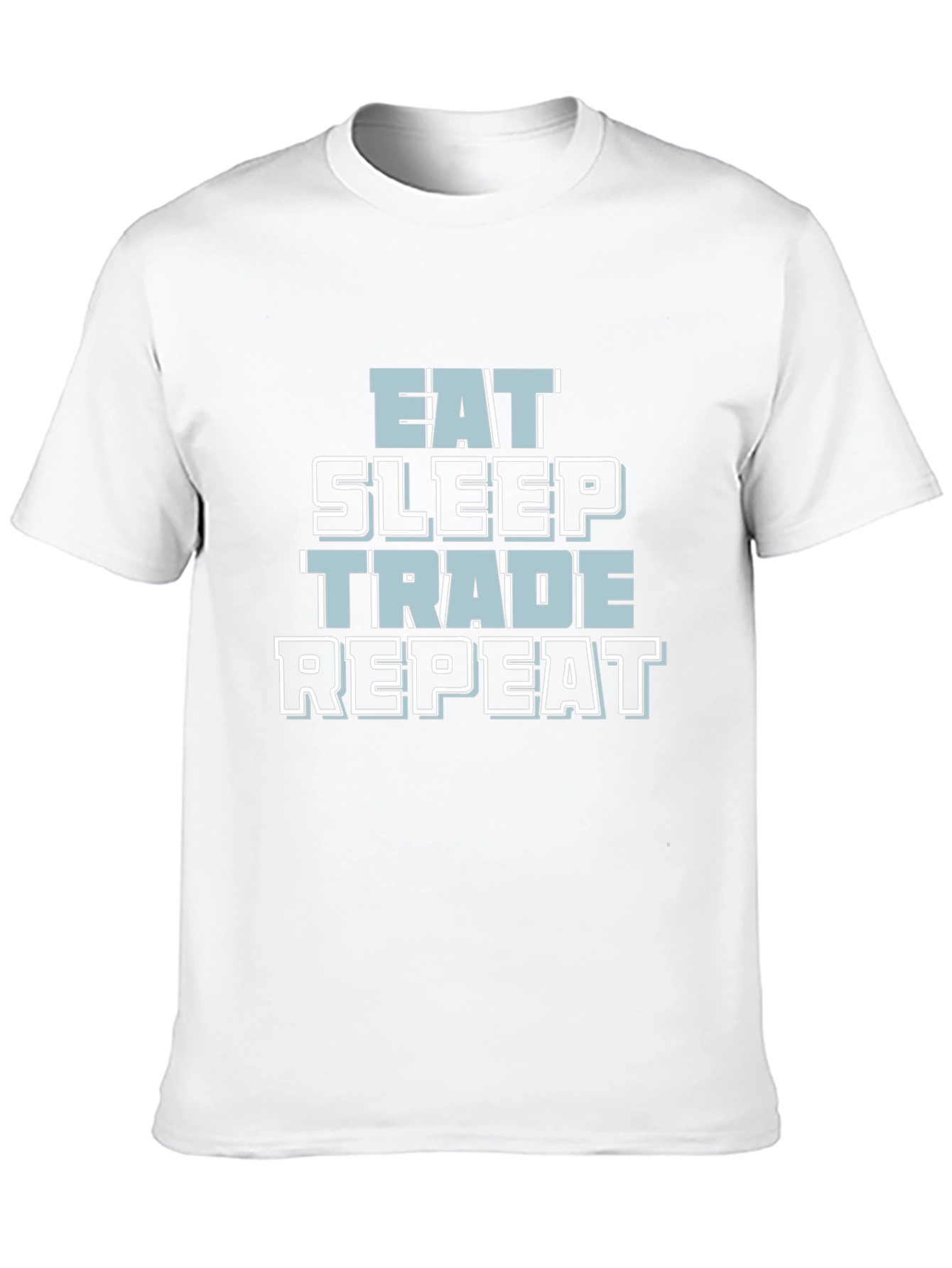 Eat Sleep Trade Repeat Graphic T-Shirt