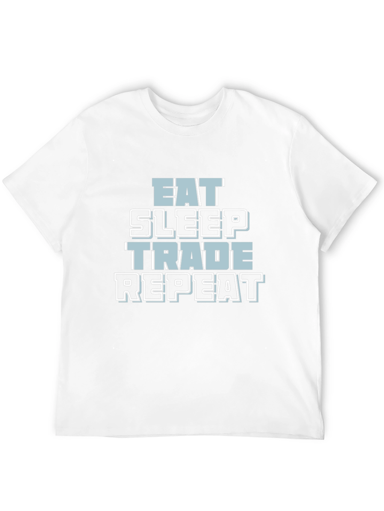 Eat Sleep Trade Repeat Graphic T-Shirt
