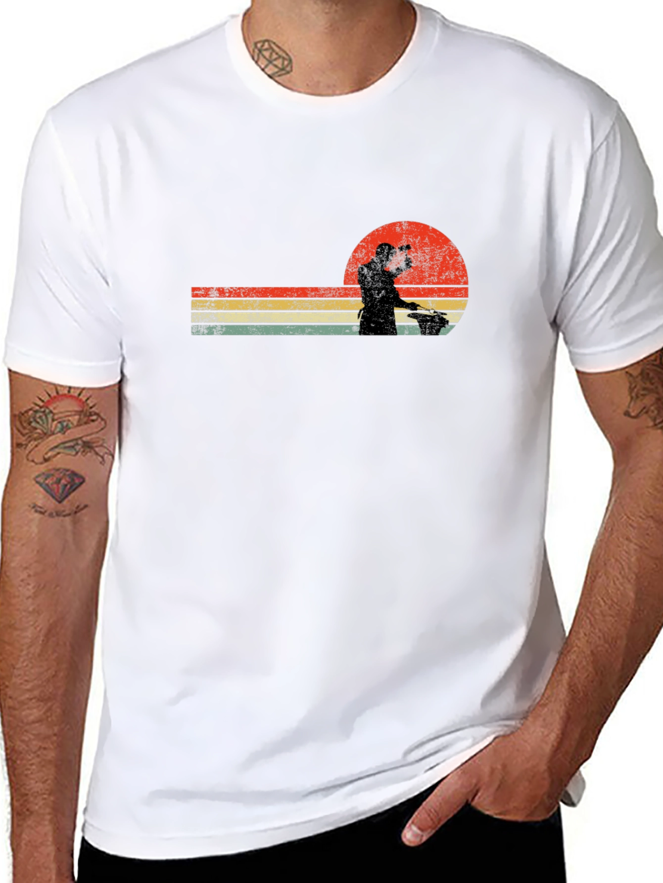 Blacksmith Retro Sunset T-Shirt