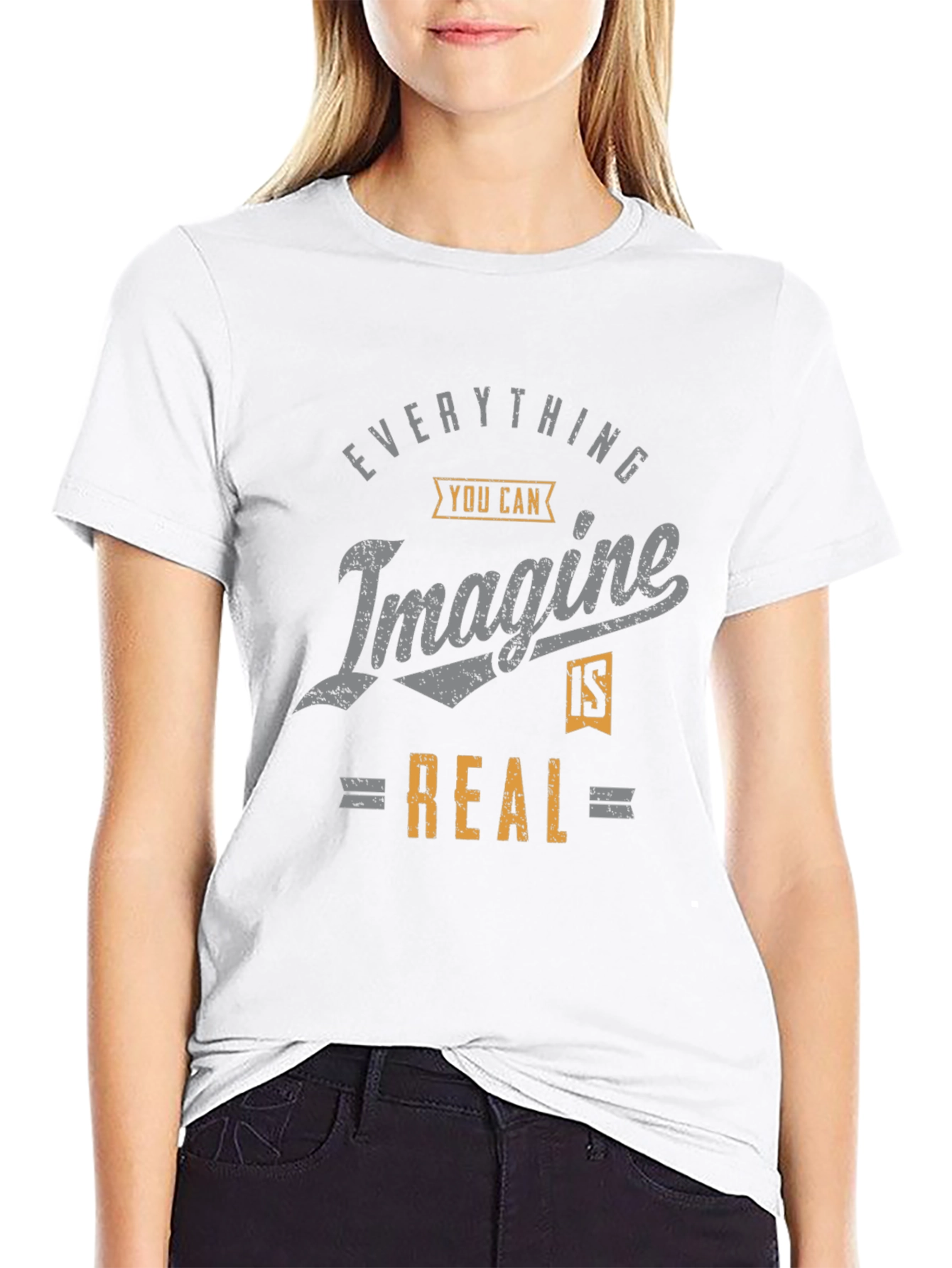 Imagine Is Real Graphic T-Shirt - Unisex