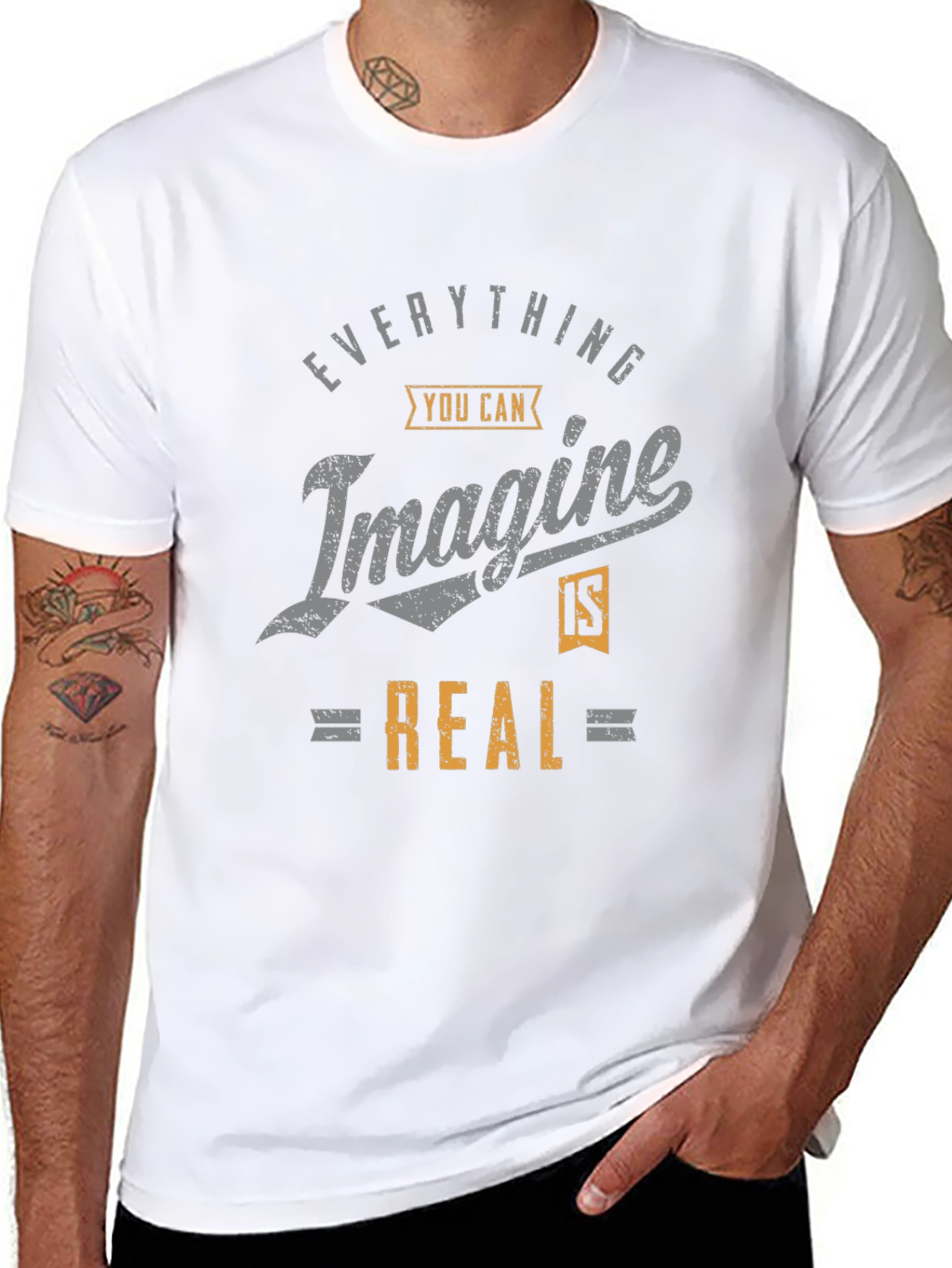 Imagine Is Real Graphic T-Shirt - Unisex