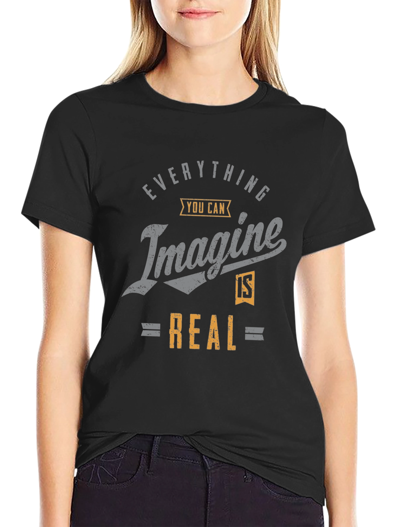 Imagine Is Real Graphic T-Shirt - Unisex