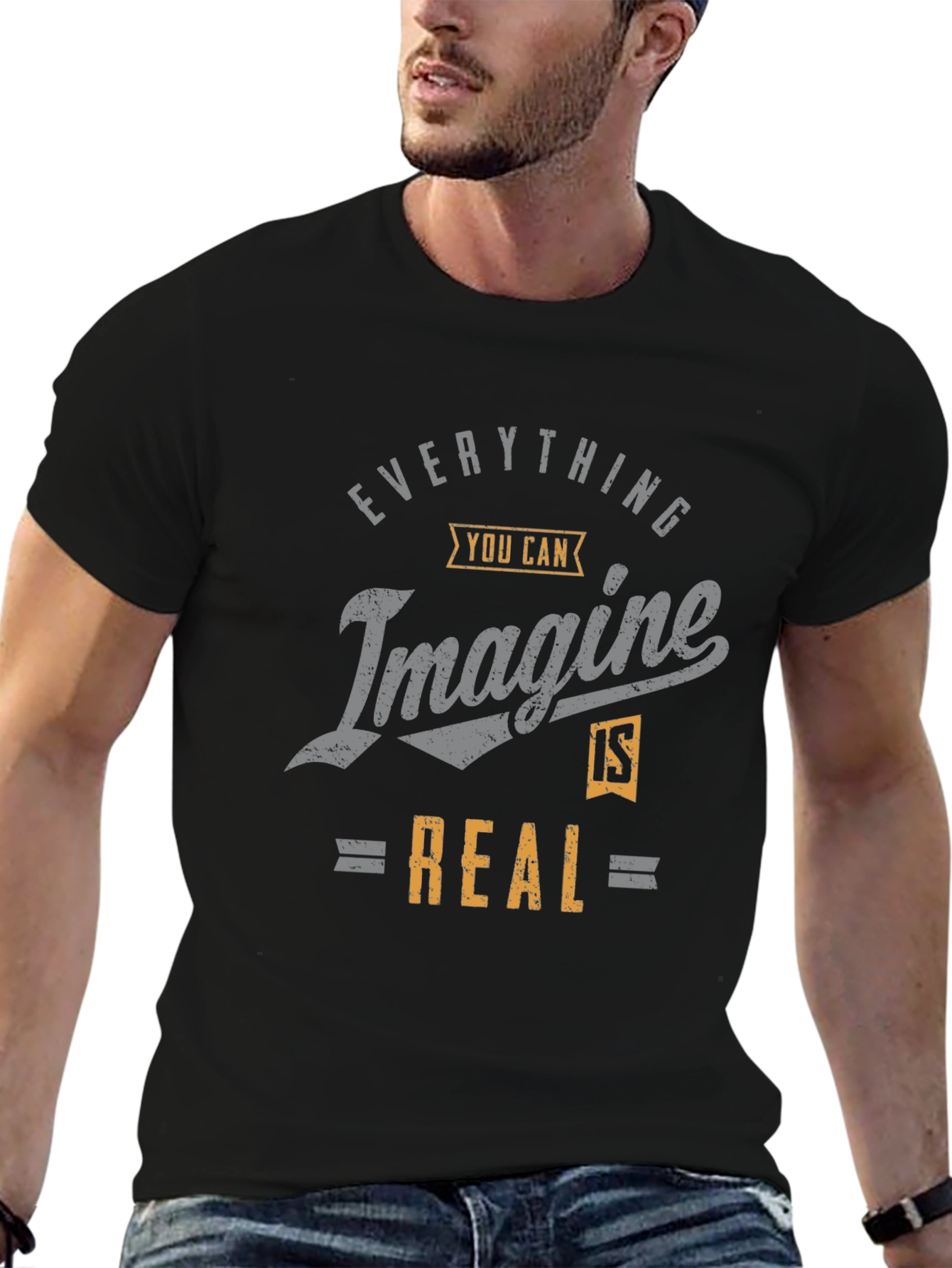 Imagine Is Real Graphic T-Shirt - Unisex