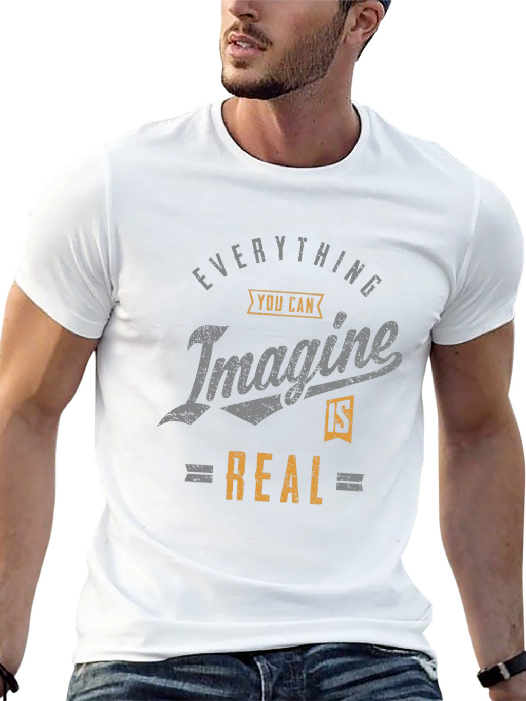 Imagine Is Real Graphic T-Shirt - Unisex