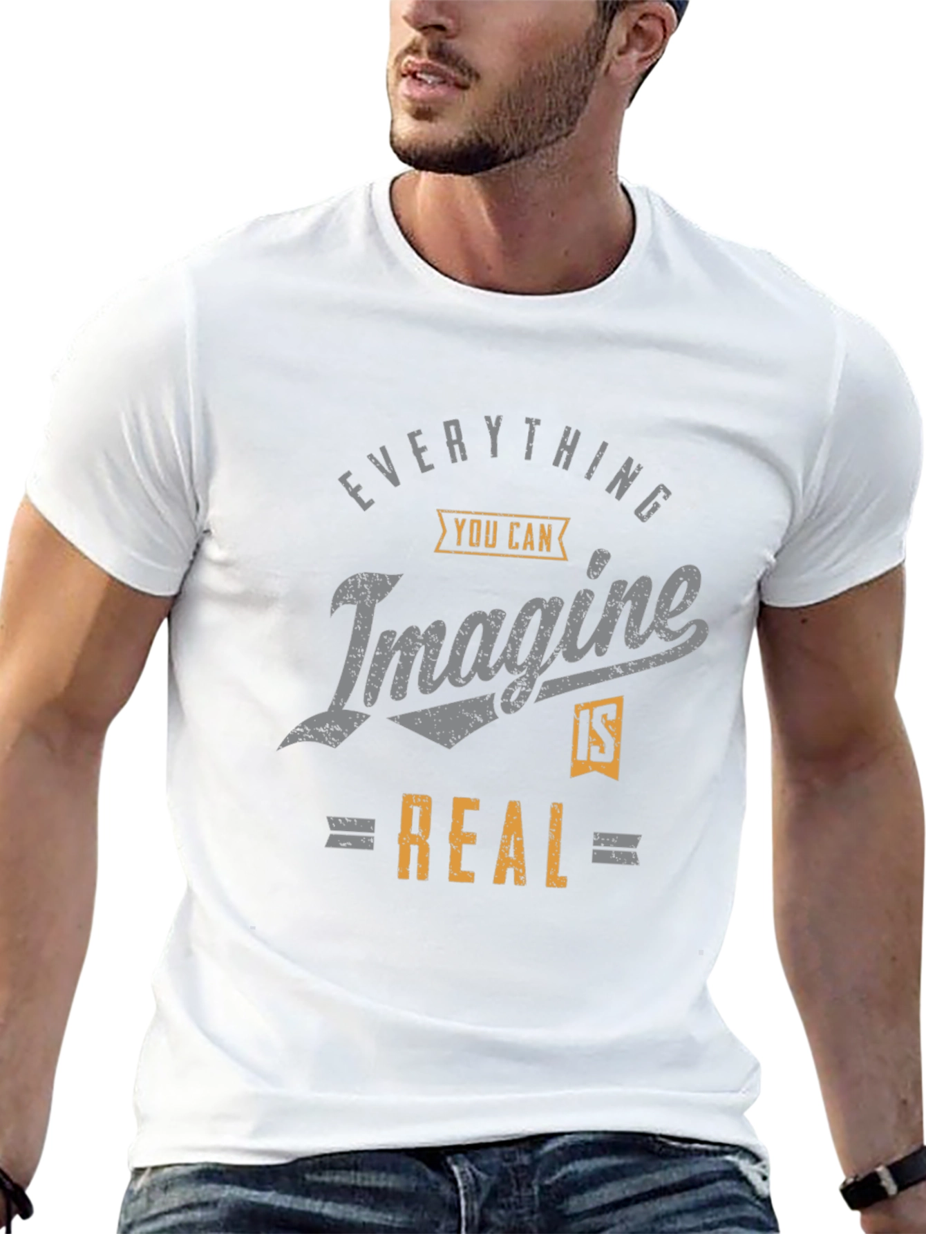 Imagine Is Real Graphic T-Shirt - Unisex