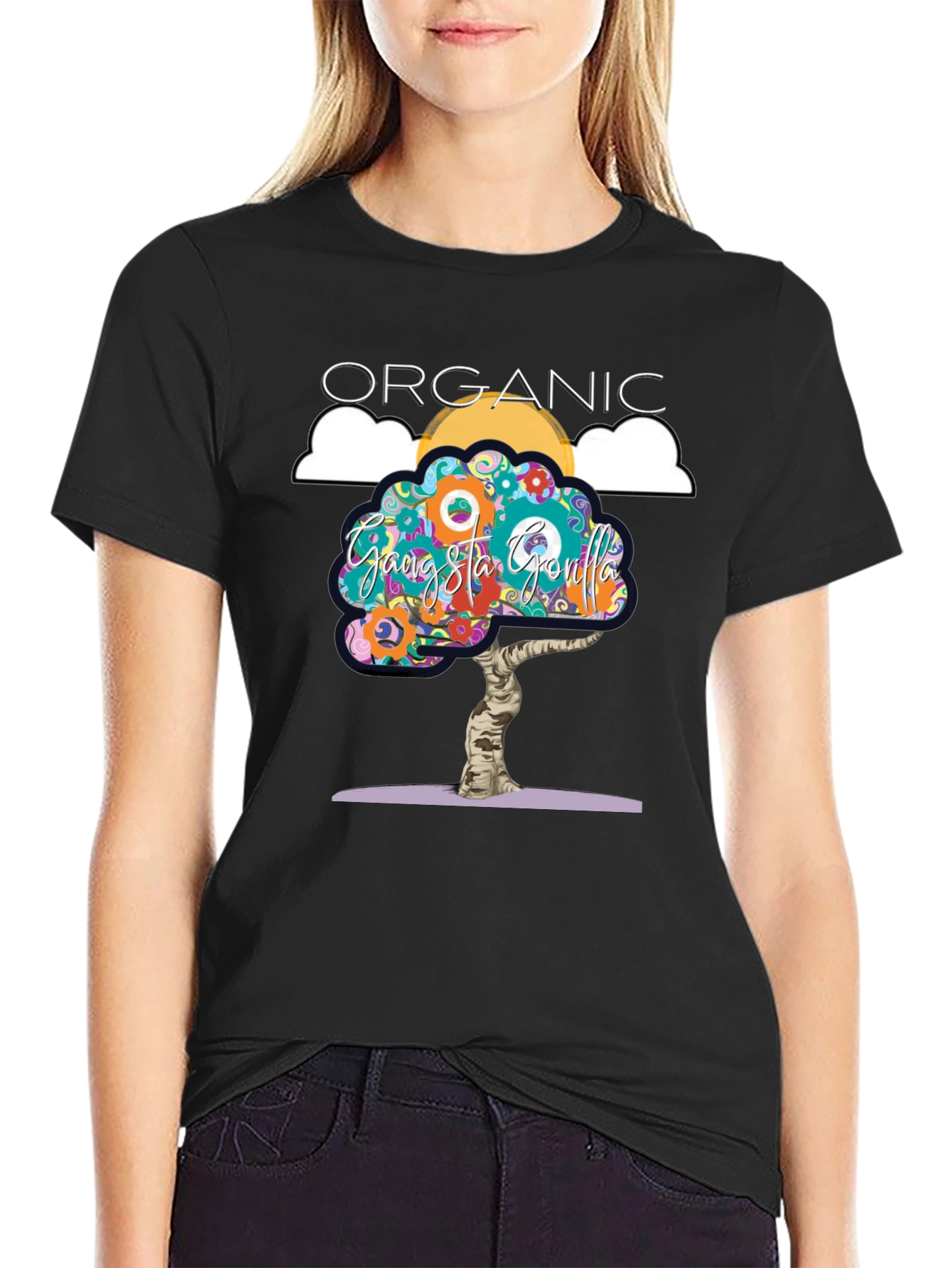 Organic Gangsta Gorilla Graphic Tee