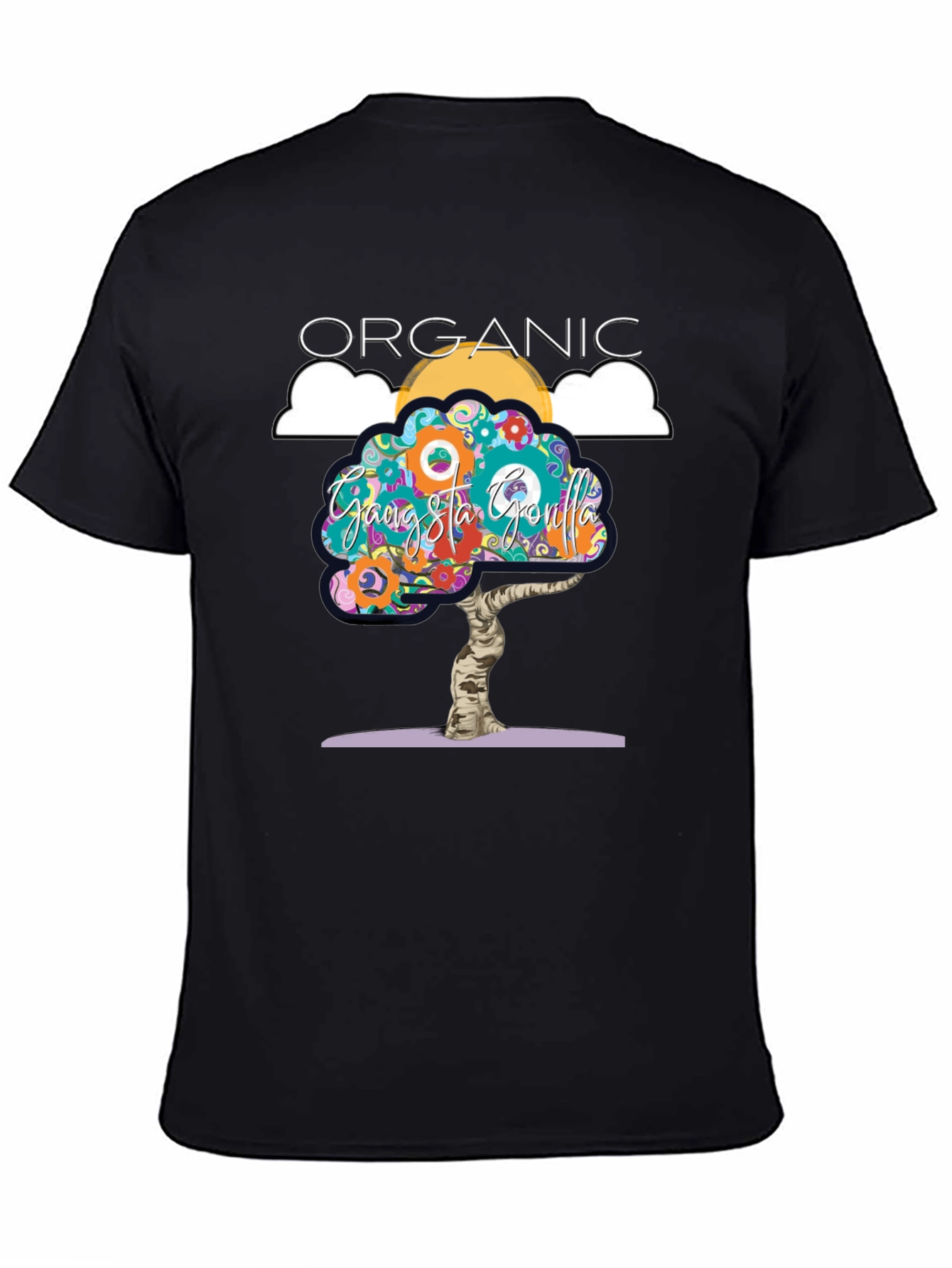 Organic Gangsta Gorilla Graphic Tee