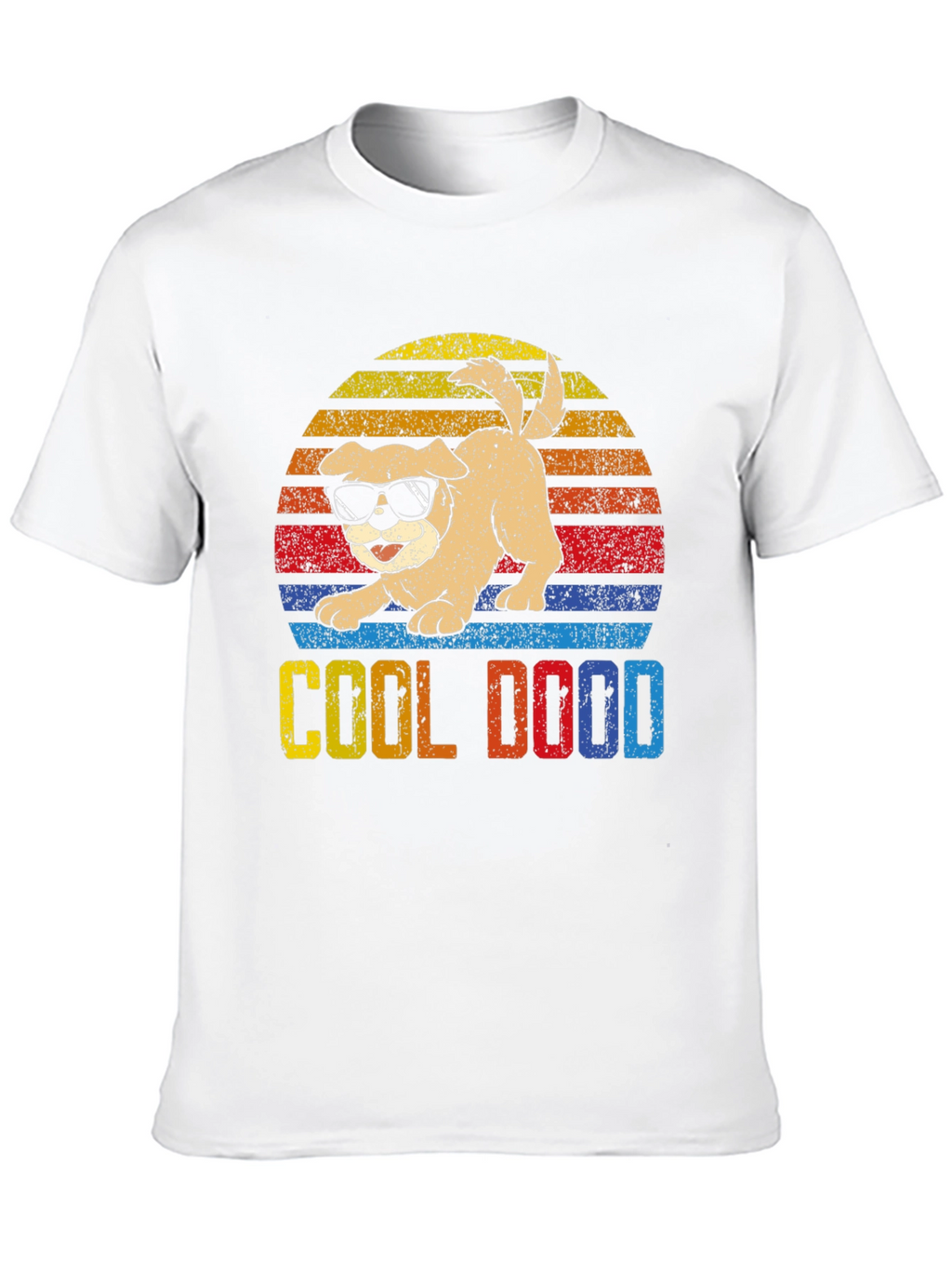 Cool Dood Dog Graphic T-Shirt - Black