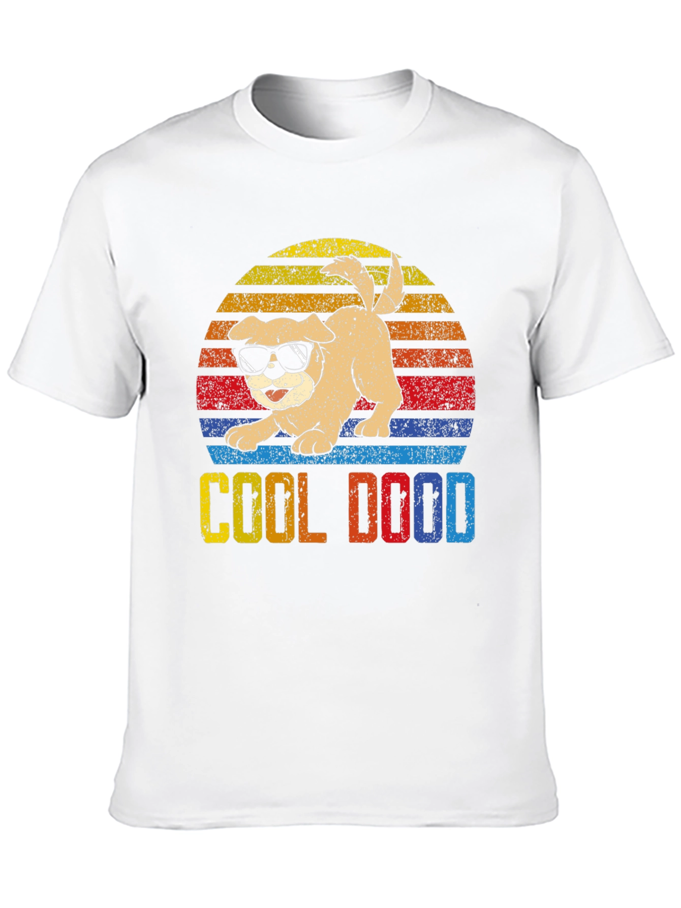Cool Dood Dog Graphic T-Shirt - Black