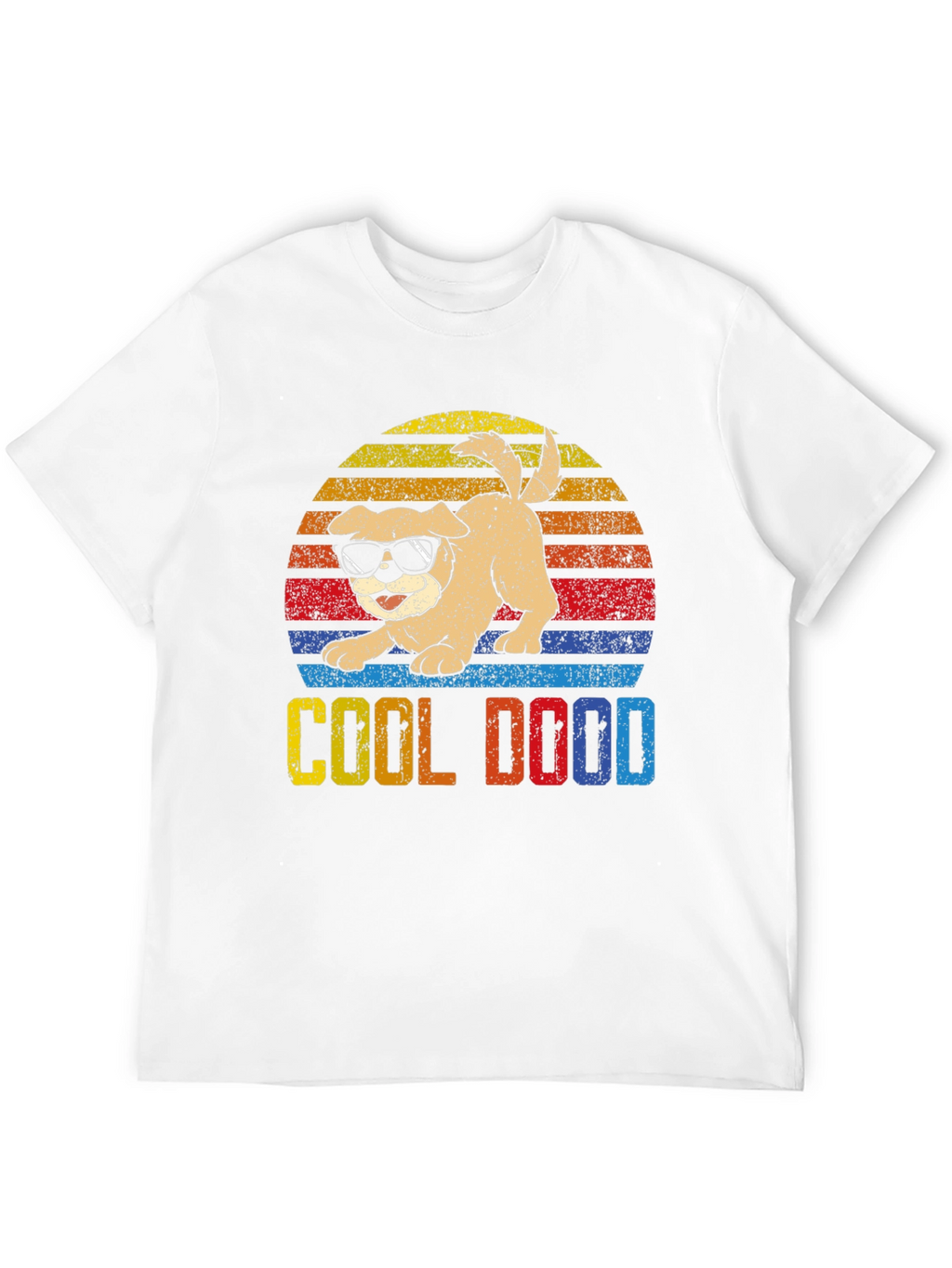 Cool Dood Dog Graphic T-Shirt - Black