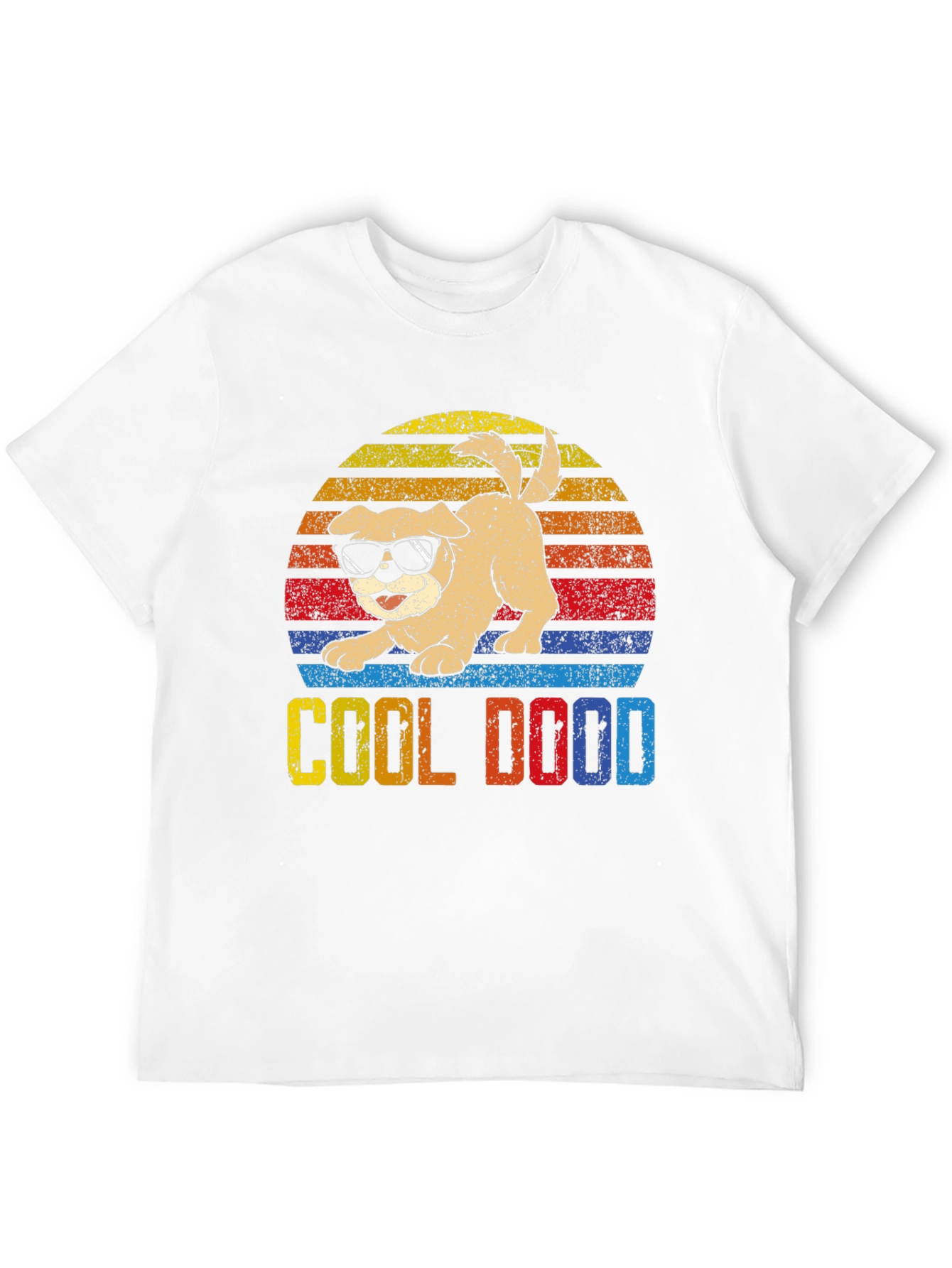 Cool Dood Dog Graphic T-Shirt - Black