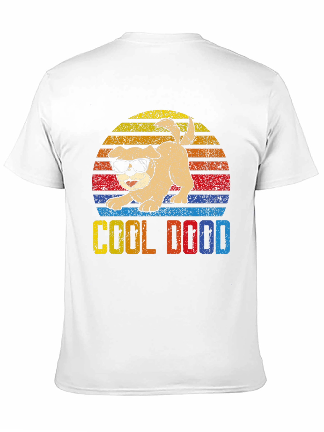 Cool Dood Dog Graphic T-Shirt - Black