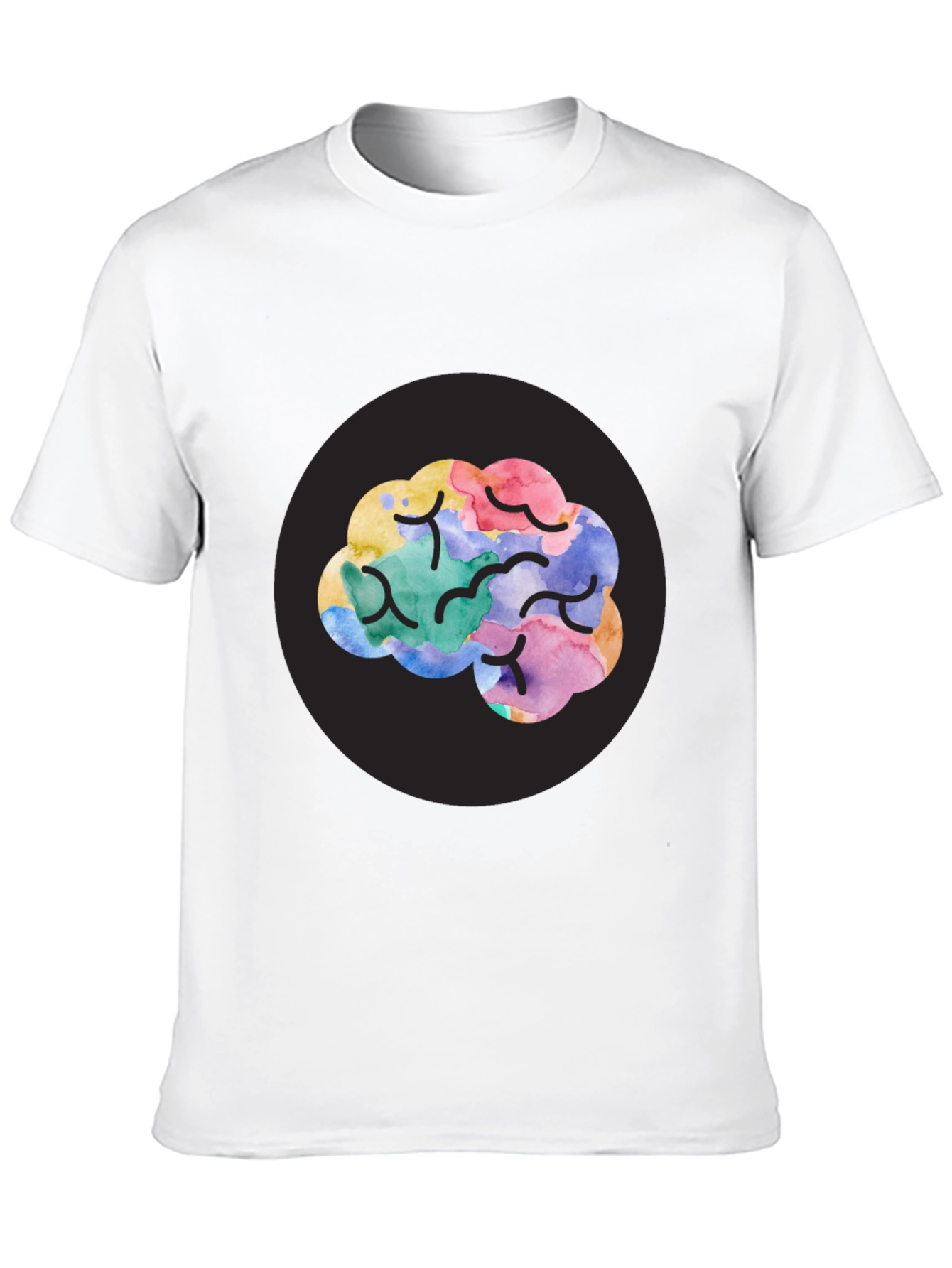 Brain Art T-Shirt - Creative Mind Tee