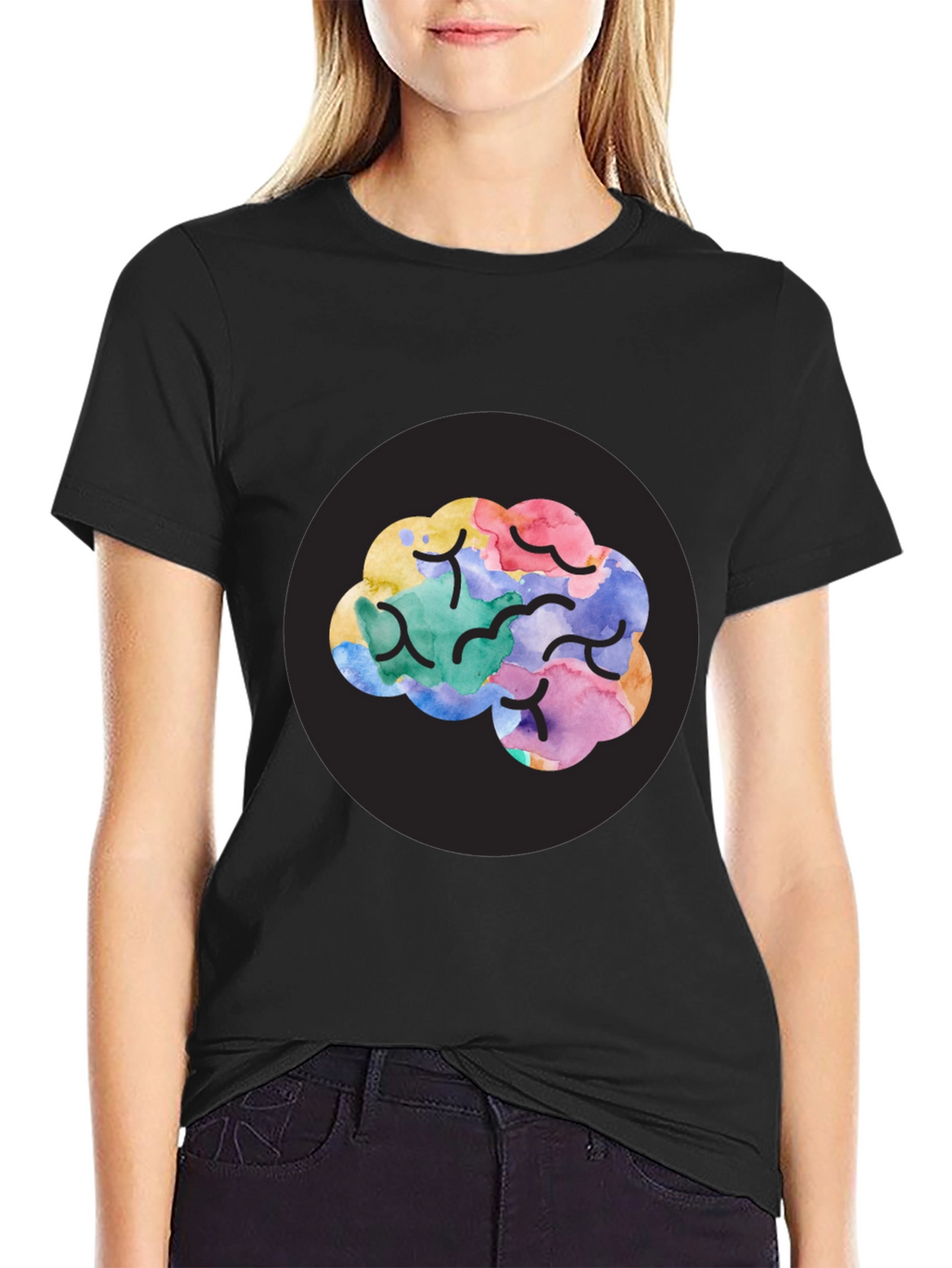 Brain Art T-Shirt - Creative Mind Tee