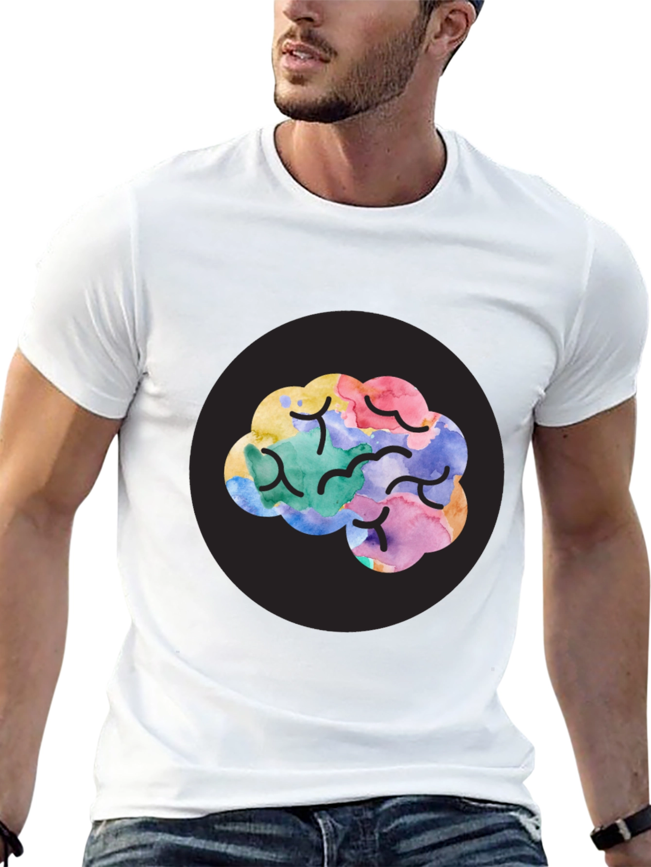 Brain Art T-Shirt - Creative Mind Tee