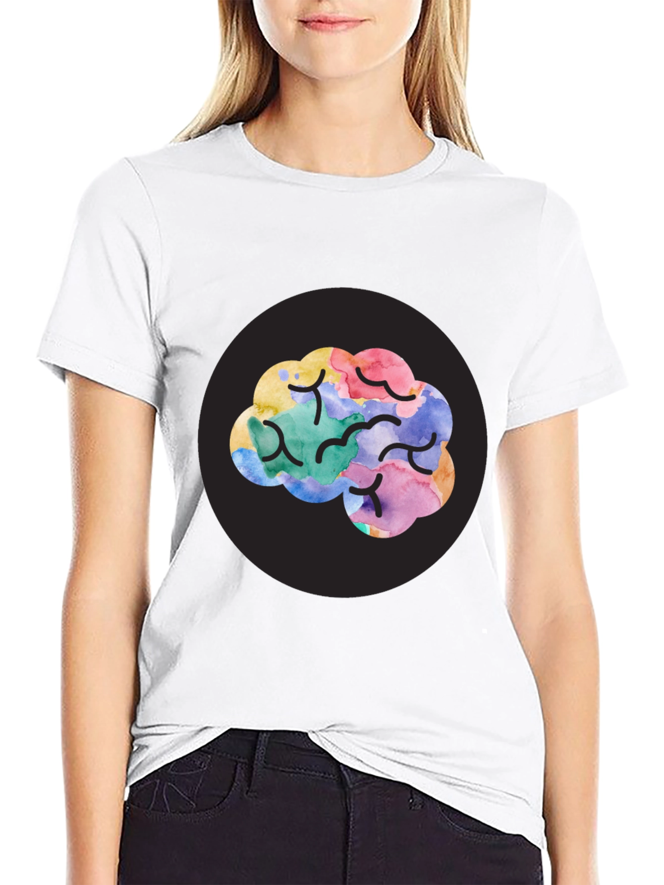 Brain Art T-Shirt - Creative Mind Tee