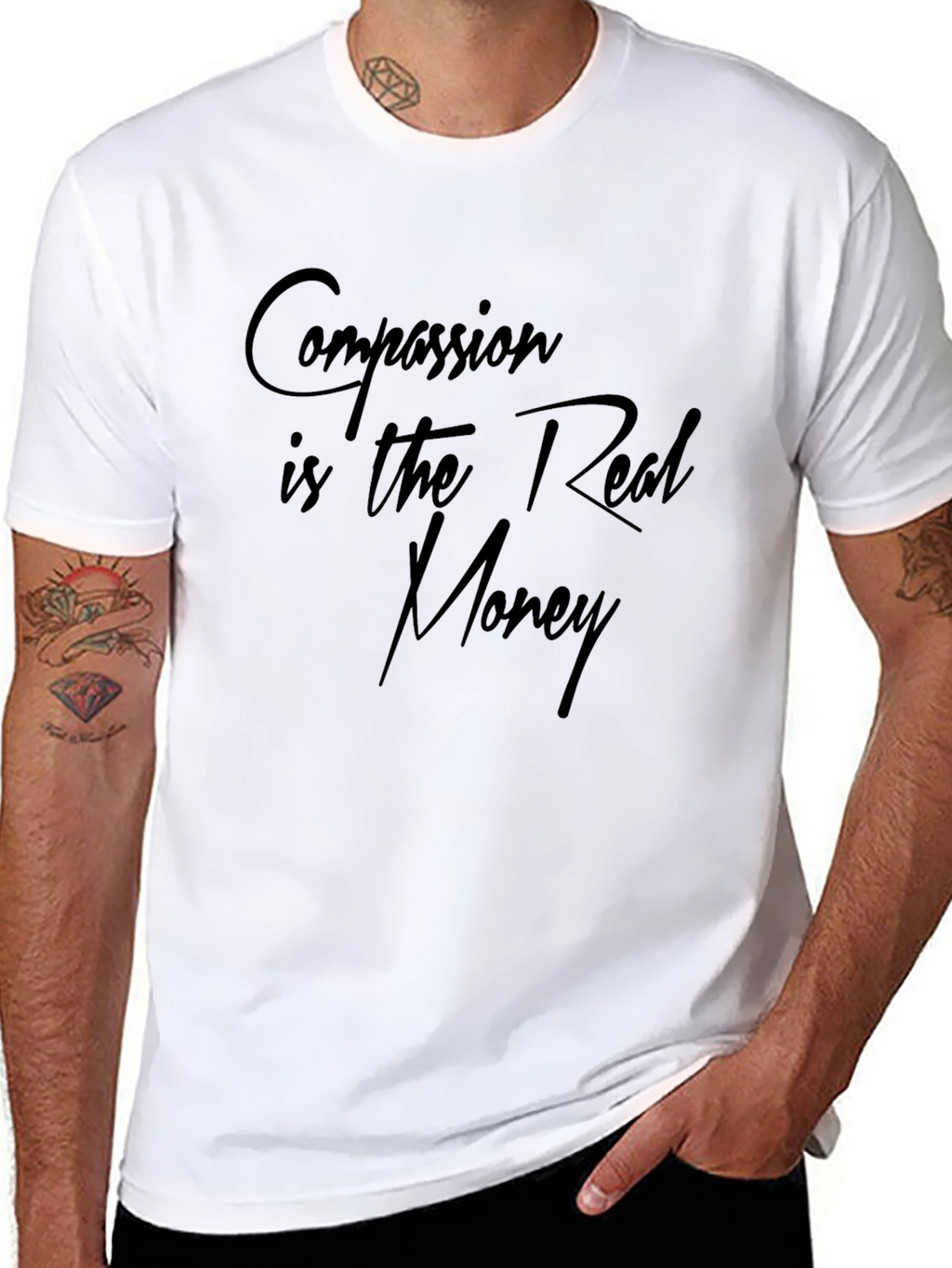 Compassion is the Real Money T-Shirt