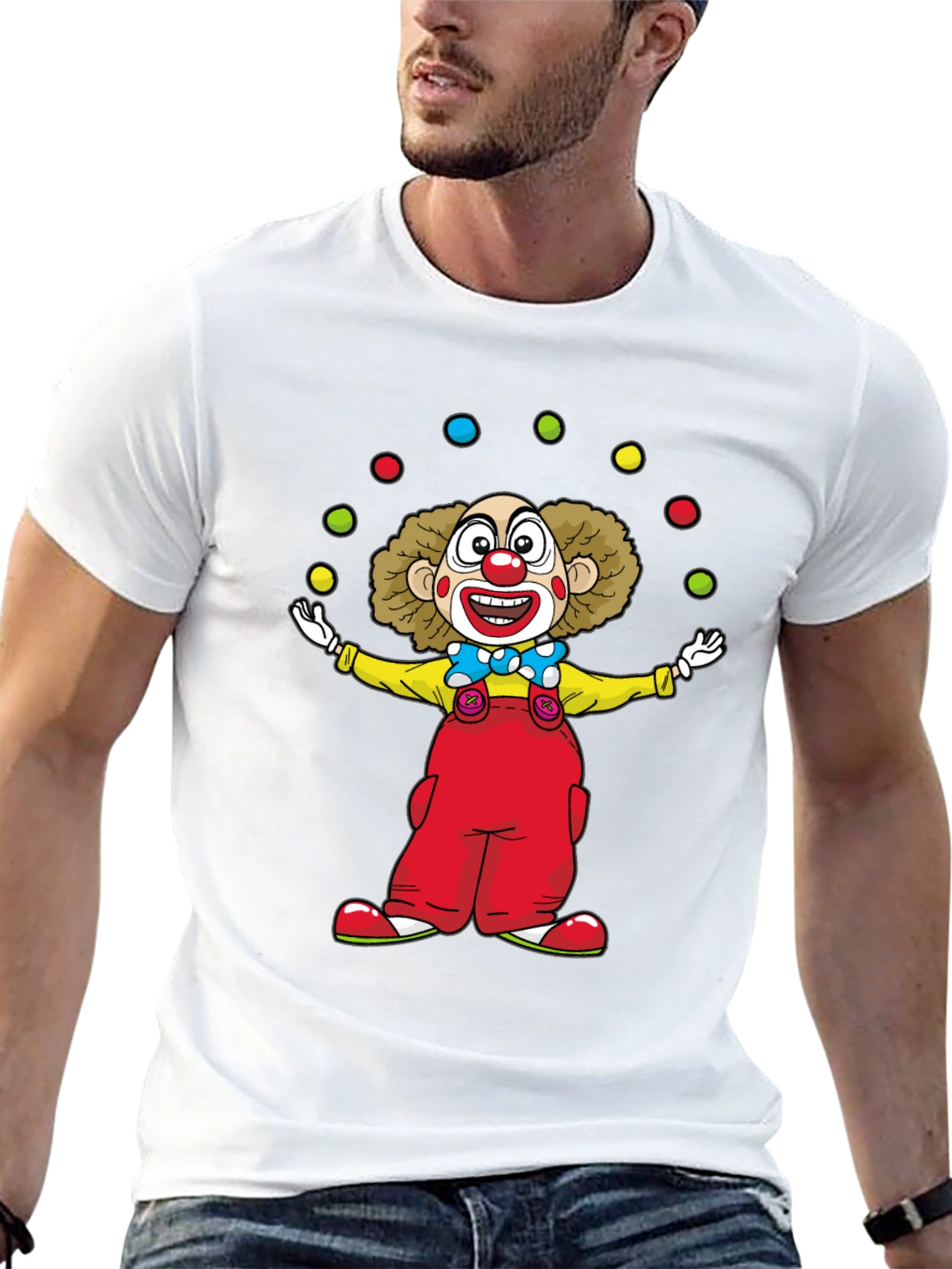 Clown Juggling Balls T-Shirt - Fun & Unique!