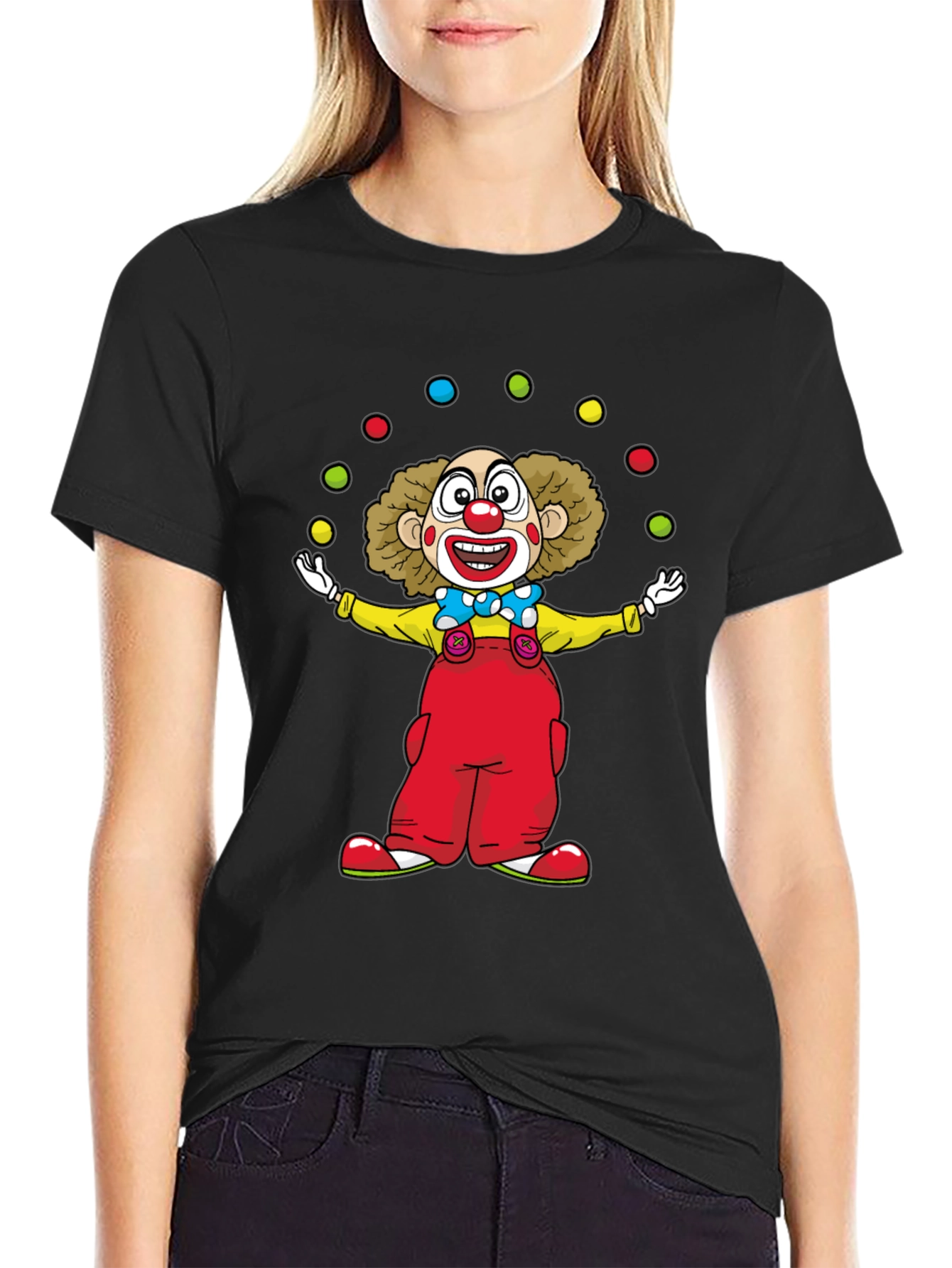 Clown Juggling Balls T-Shirt - Fun & Unique!