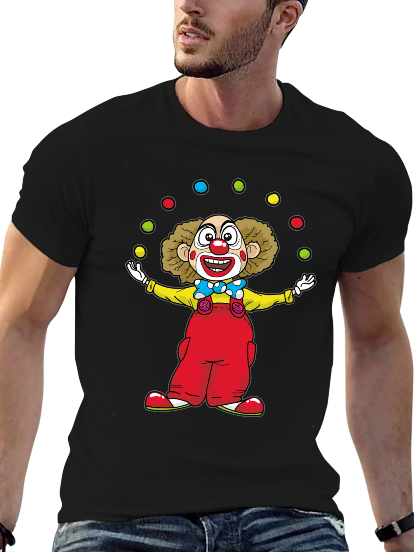 Clown Juggling Balls T-Shirt - Fun & Unique!