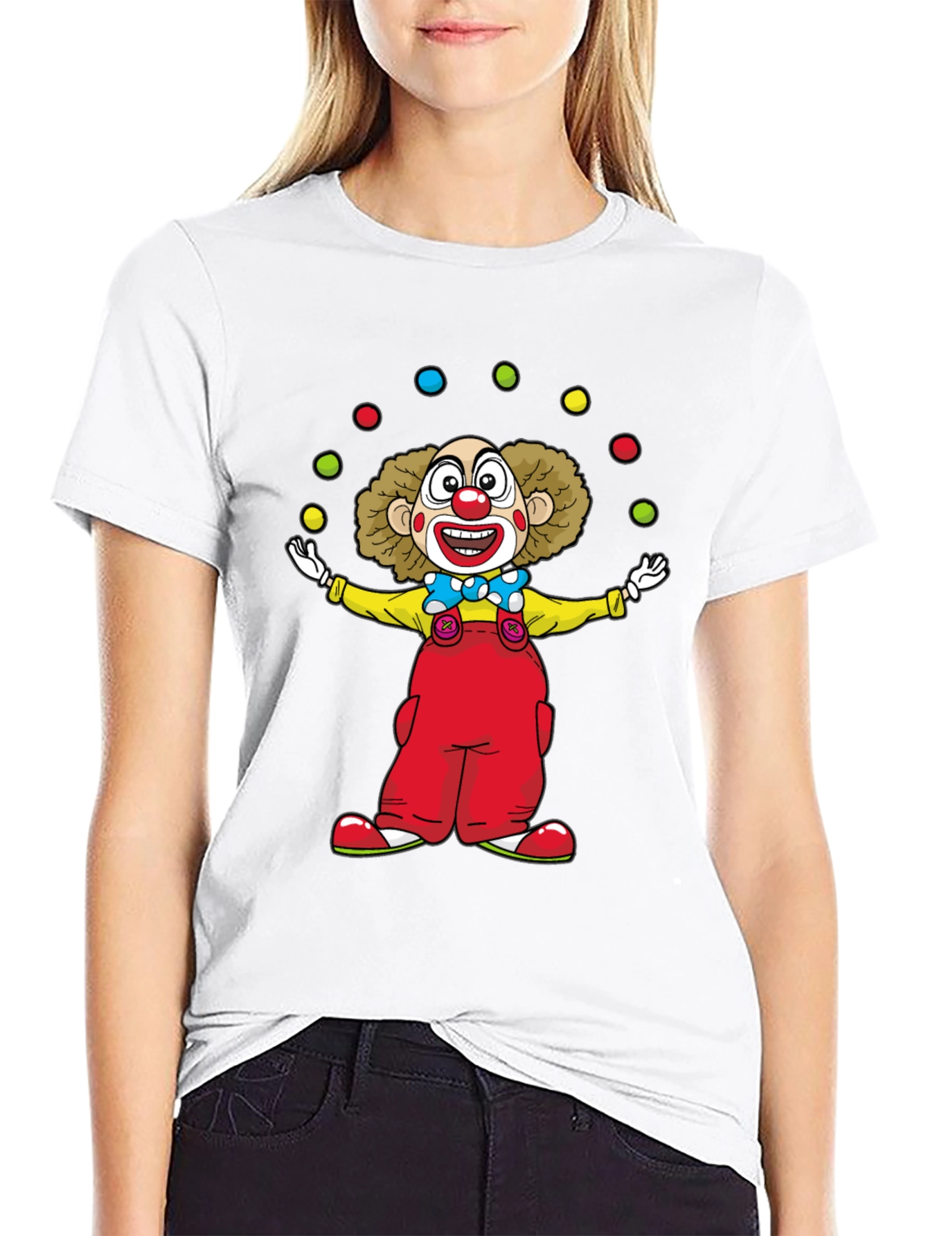 Clown Juggling Balls T-Shirt - Fun & Unique!