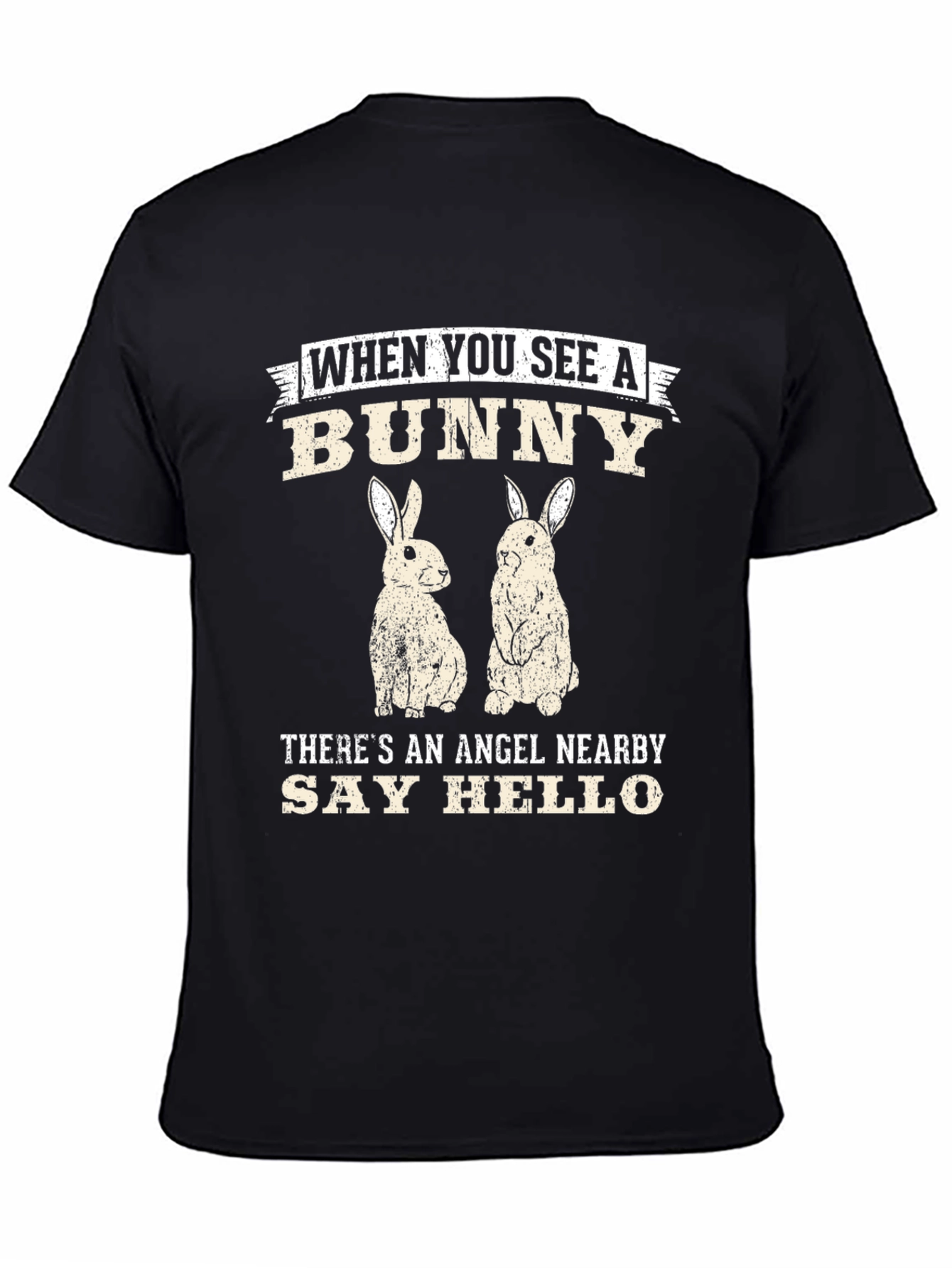 Bunny Angel Graphic Tee - Unisex