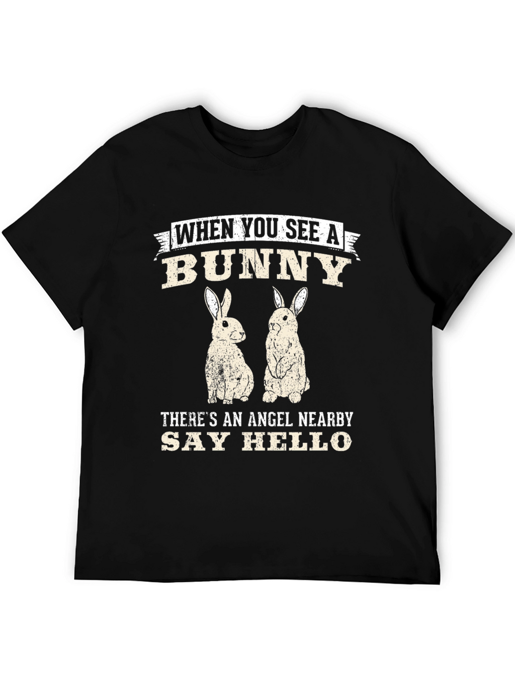 Bunny Angel Graphic Tee - Unisex