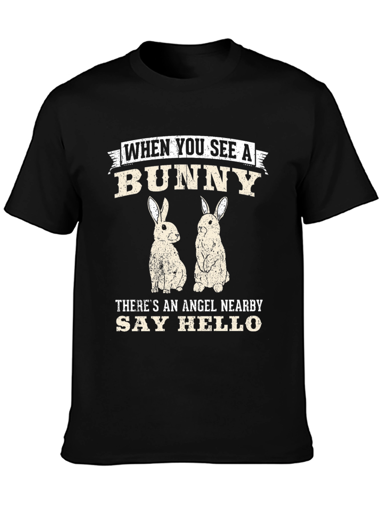 Bunny Angel Graphic Tee - Unisex