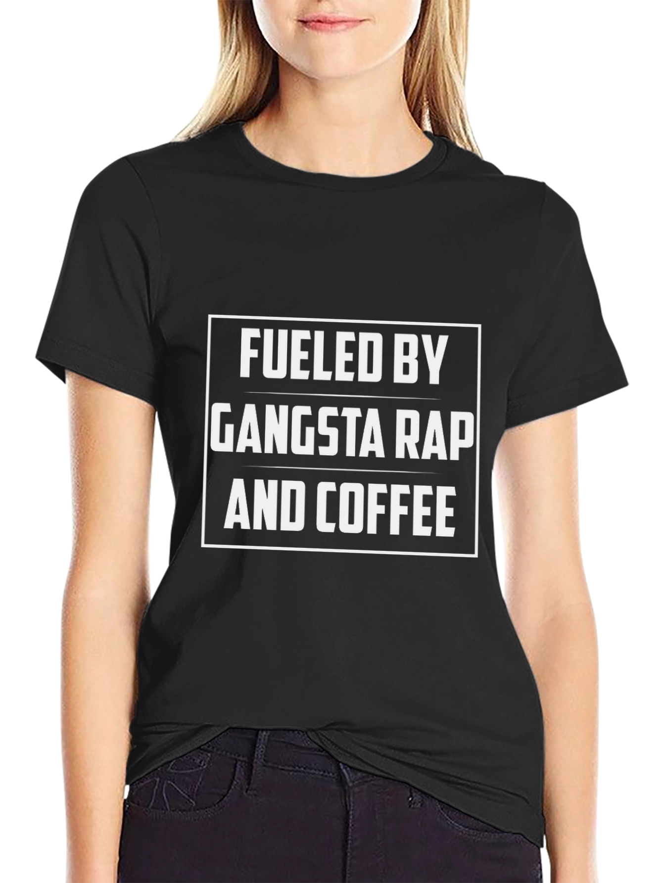 Fueled By Gangsta Rap & Coffee Graphic Tee