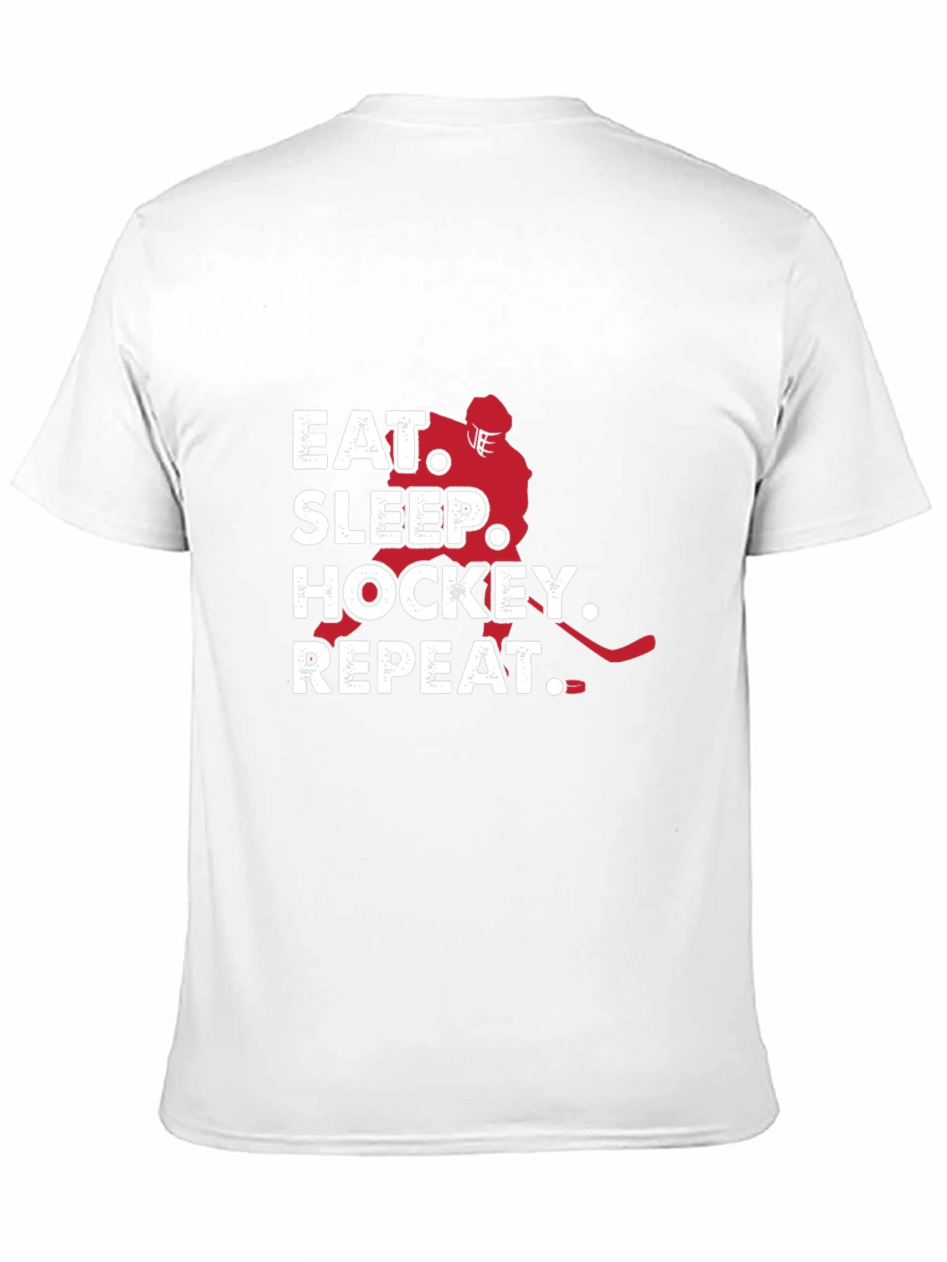 Eat Sleep Hockey Repeat Graphic Tee