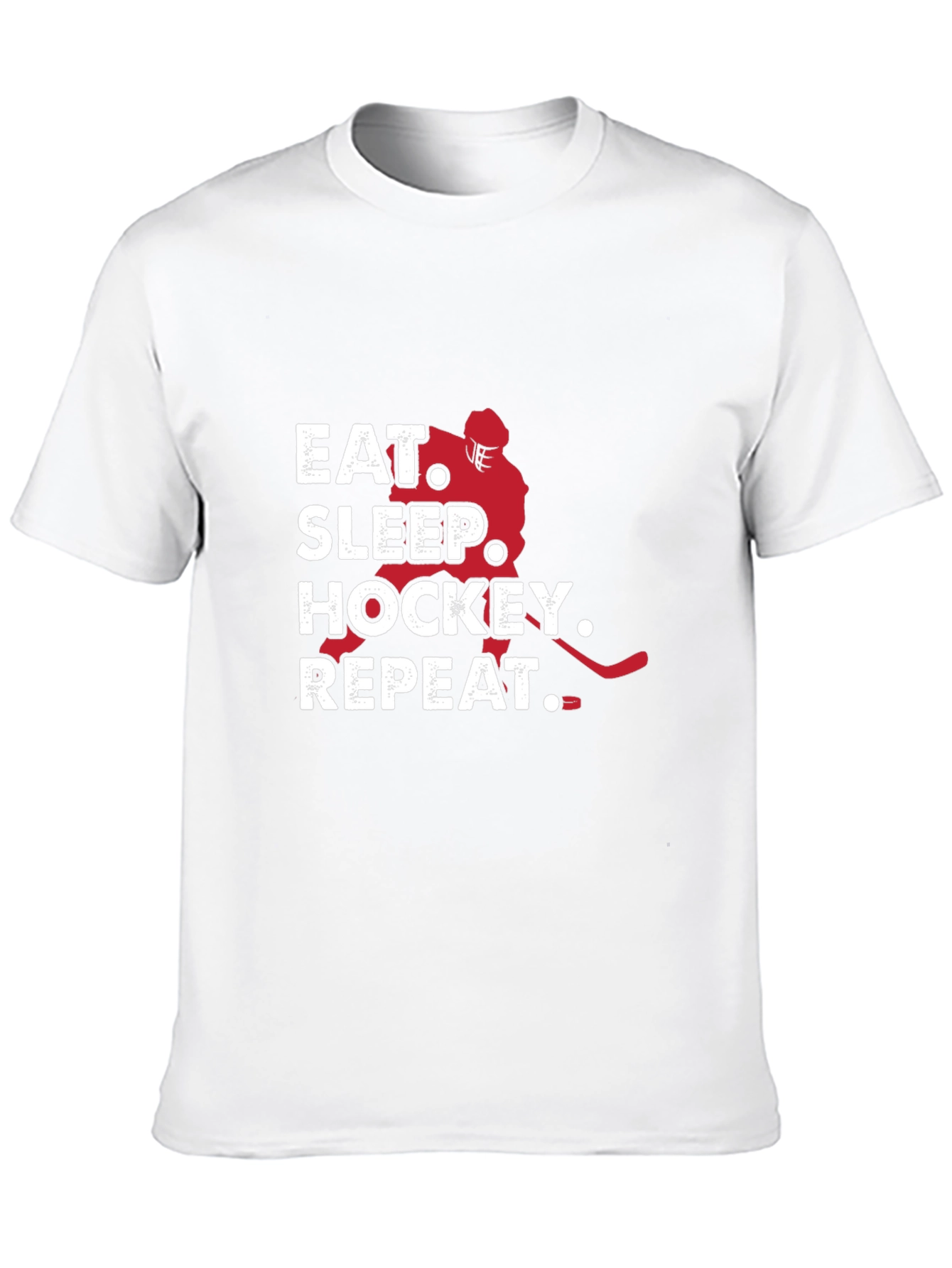 Eat Sleep Hockey Repeat Graphic Tee