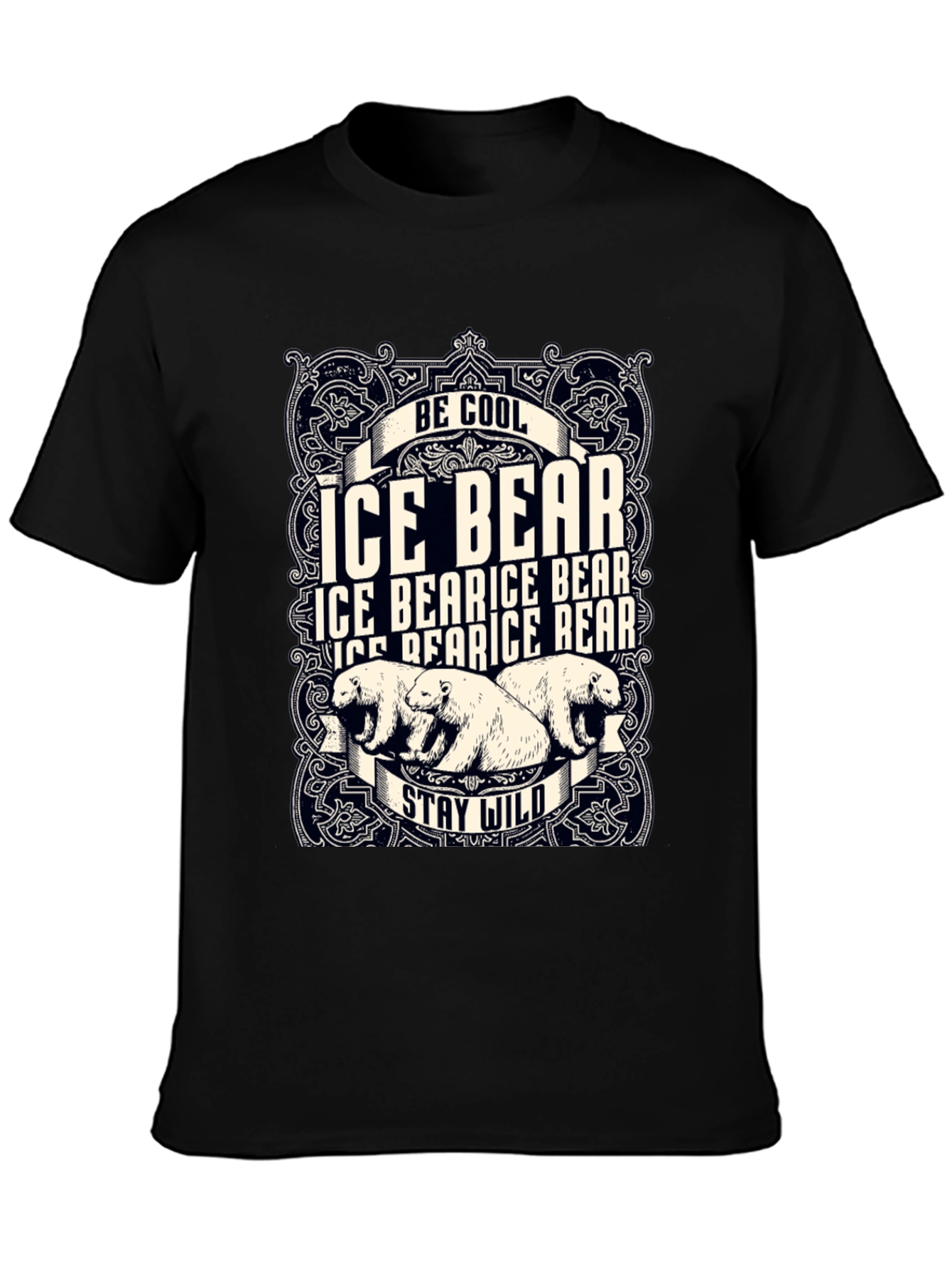 Cool Ice Bear Graphic T-Shirt