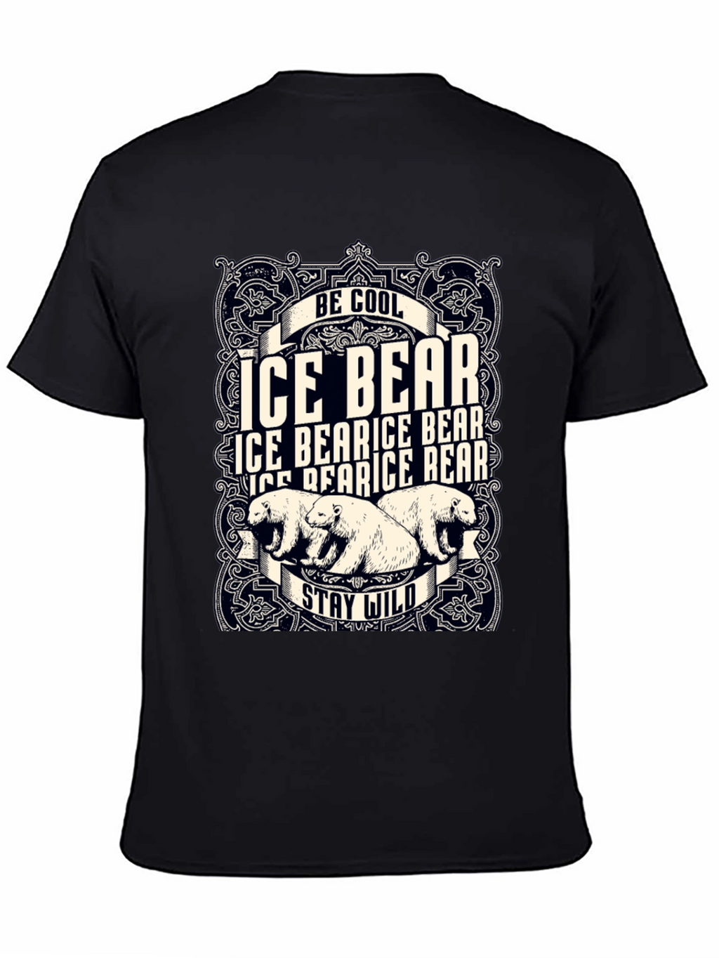Cool Ice Bear Graphic T-Shirt
