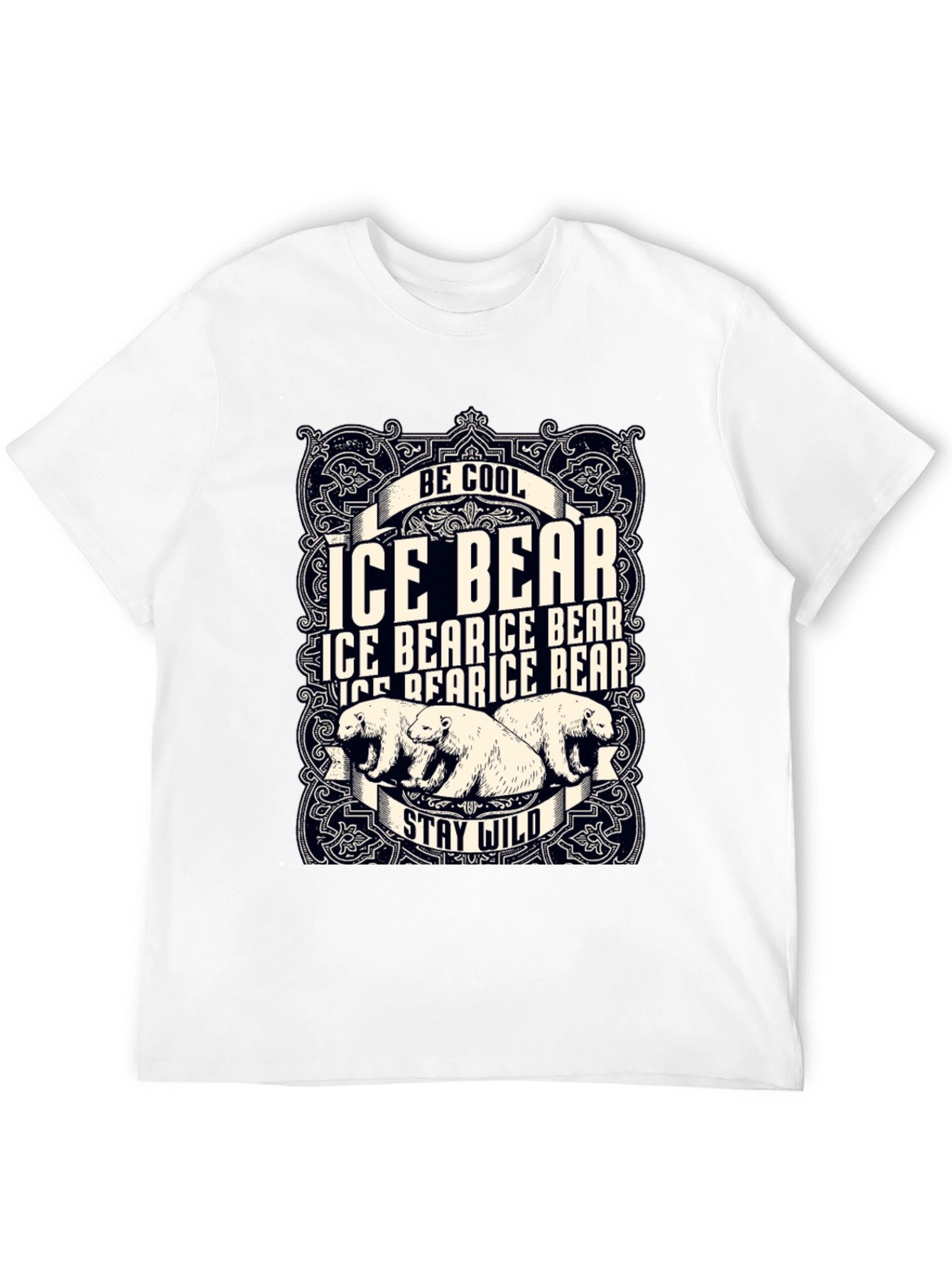 Cool Ice Bear Graphic T-Shirt