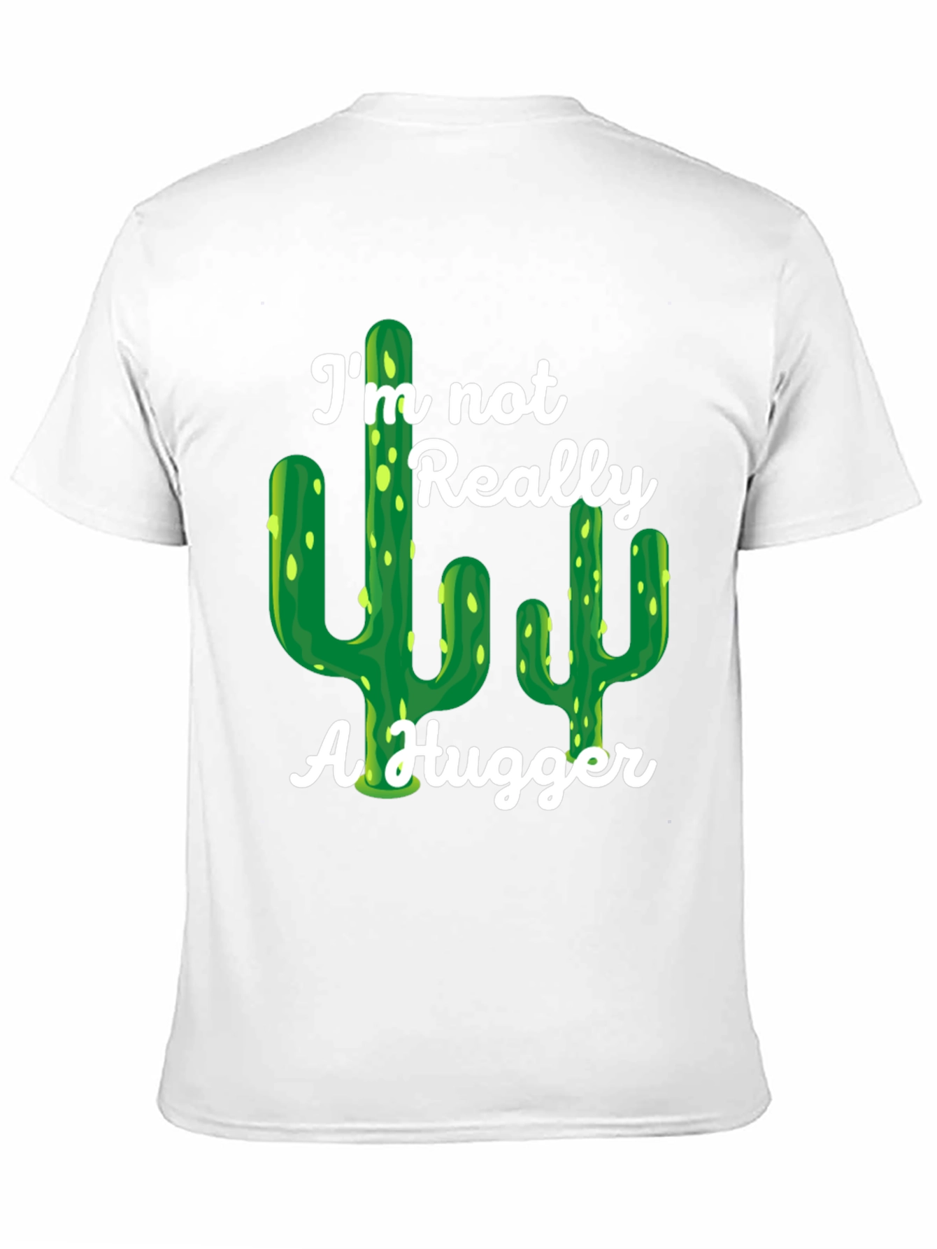 Im Not Really a Hugger Cactus Graphic Tee