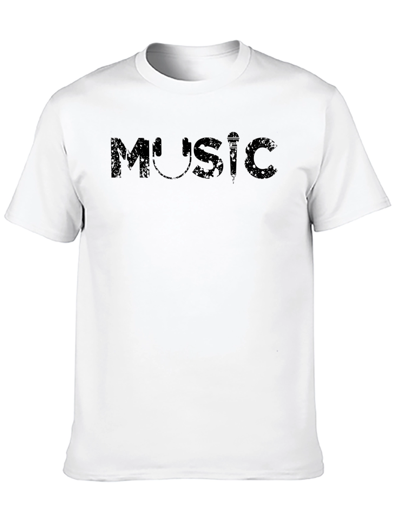 Black Music Graphic Tee Shirt